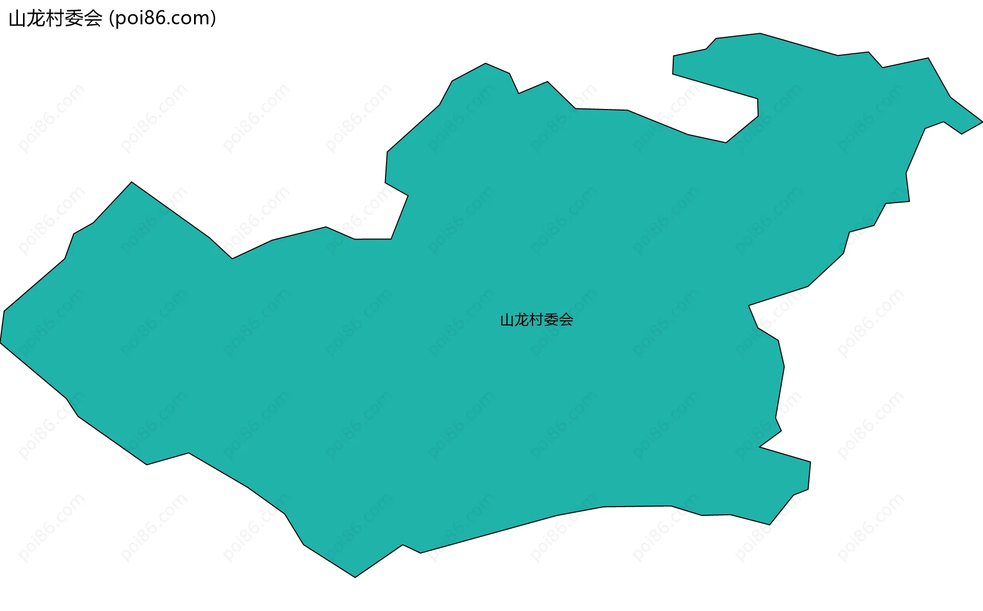 山龙村委会边界地图