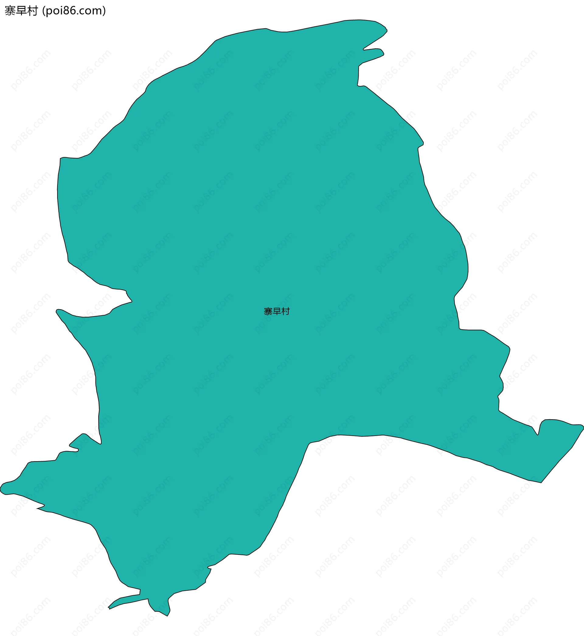 寨早村边界地图