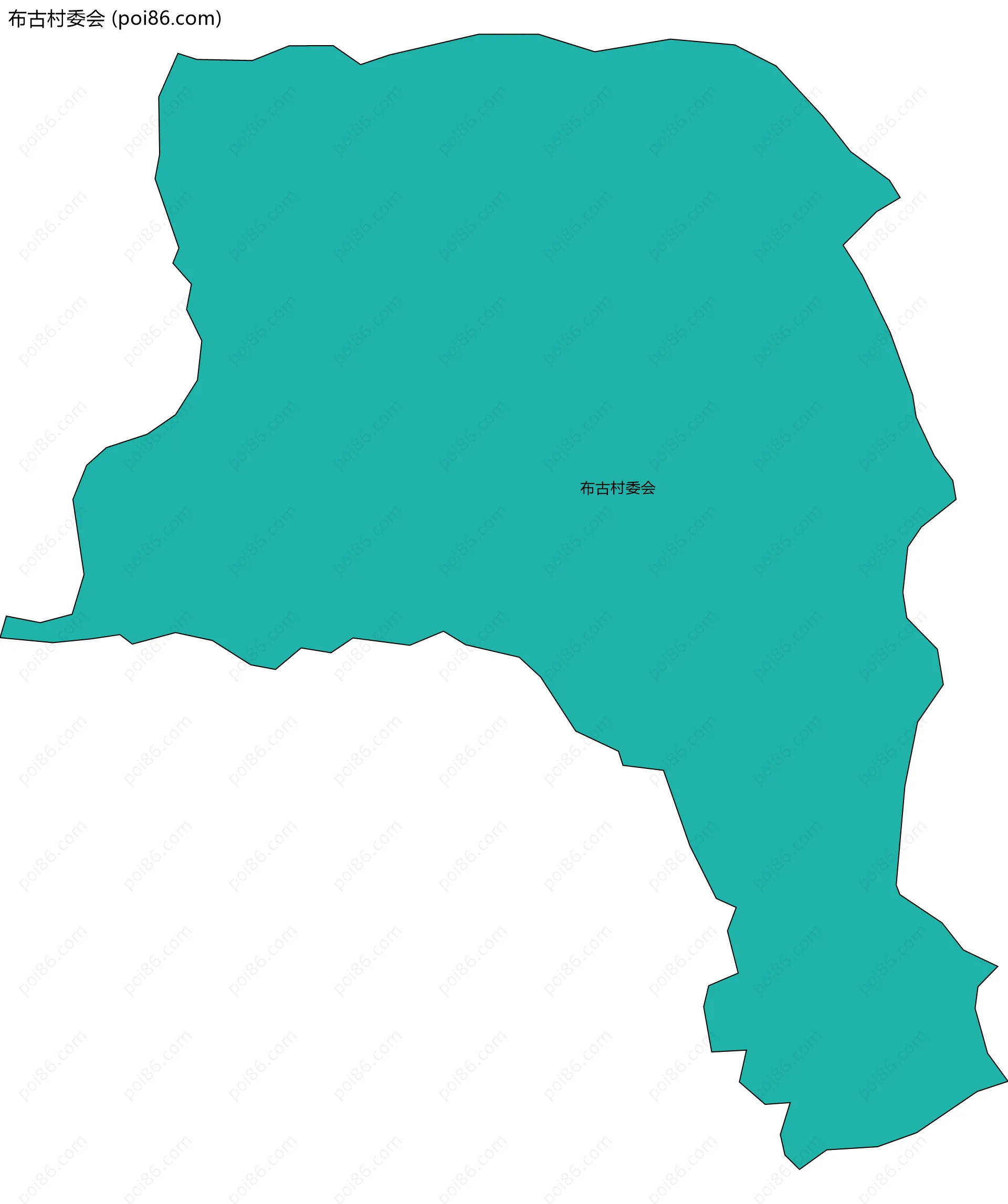 布古村委会边界地图