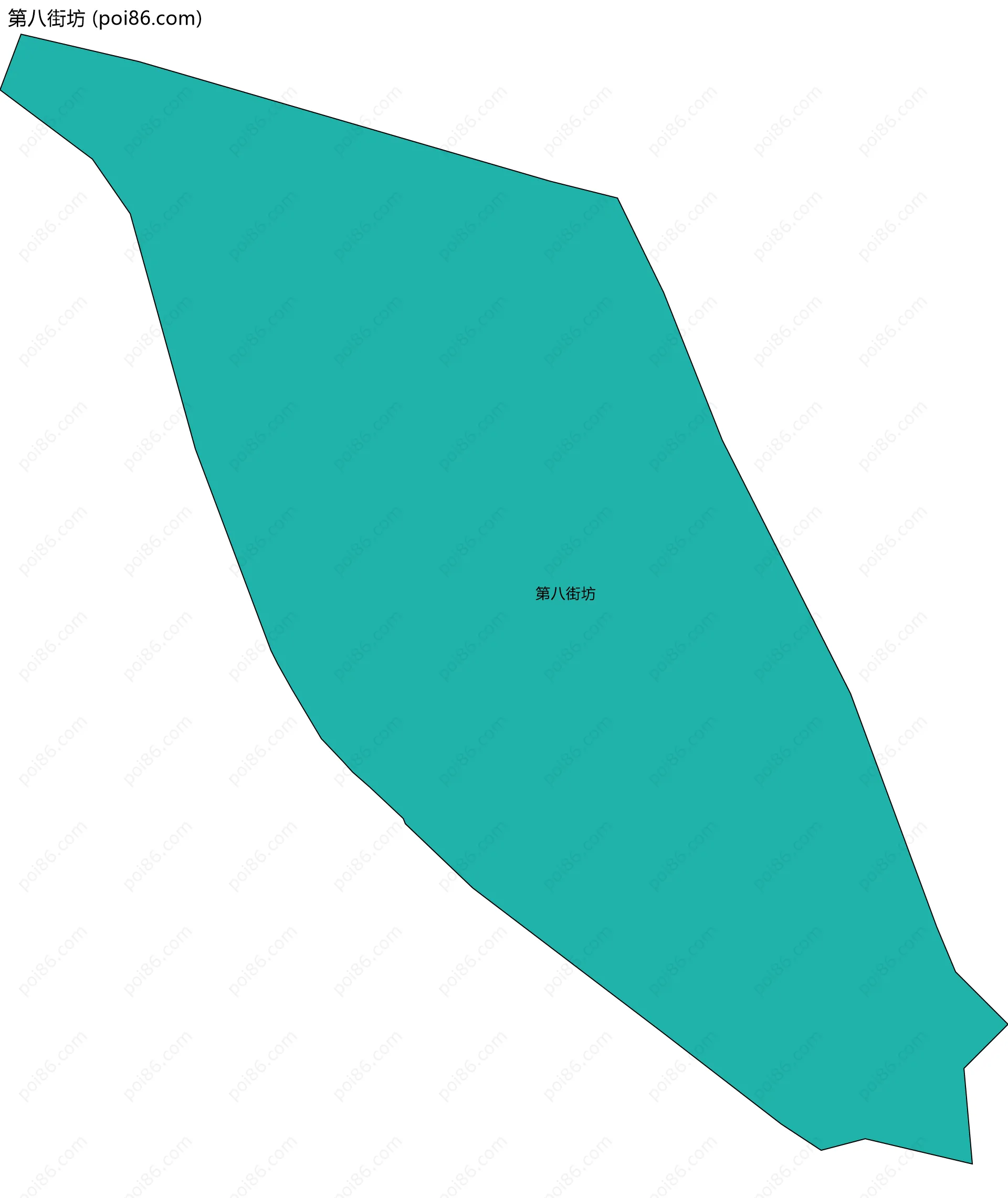 第八街坊边界地图