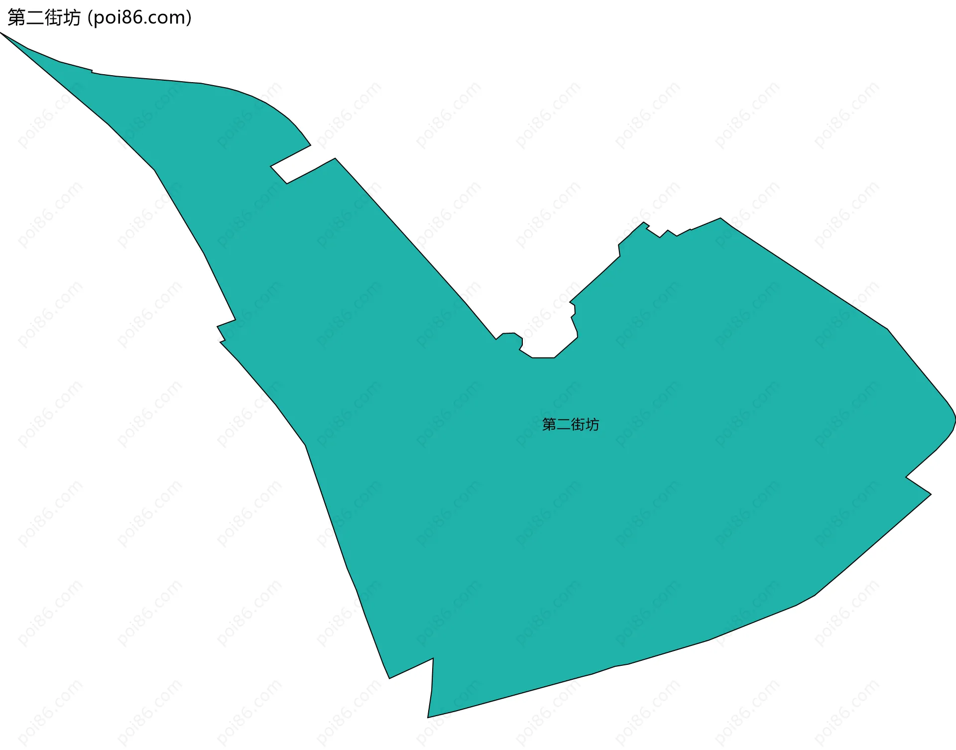 第二街坊边界地图