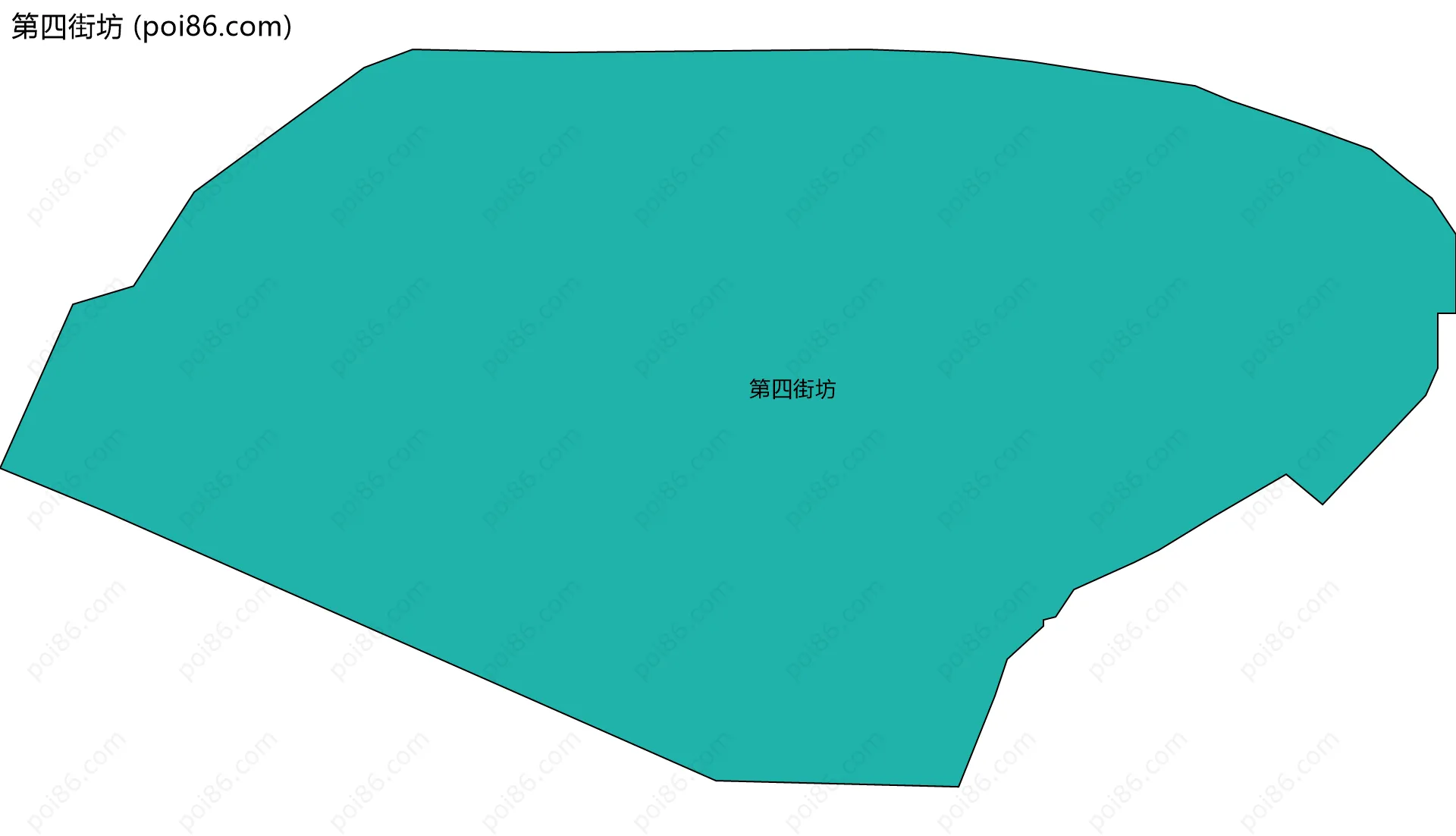 第四街坊边界地图
