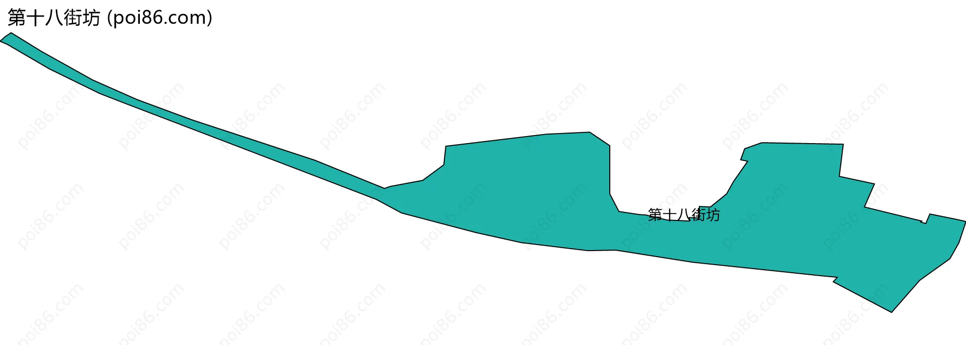 第十八街坊边界地图