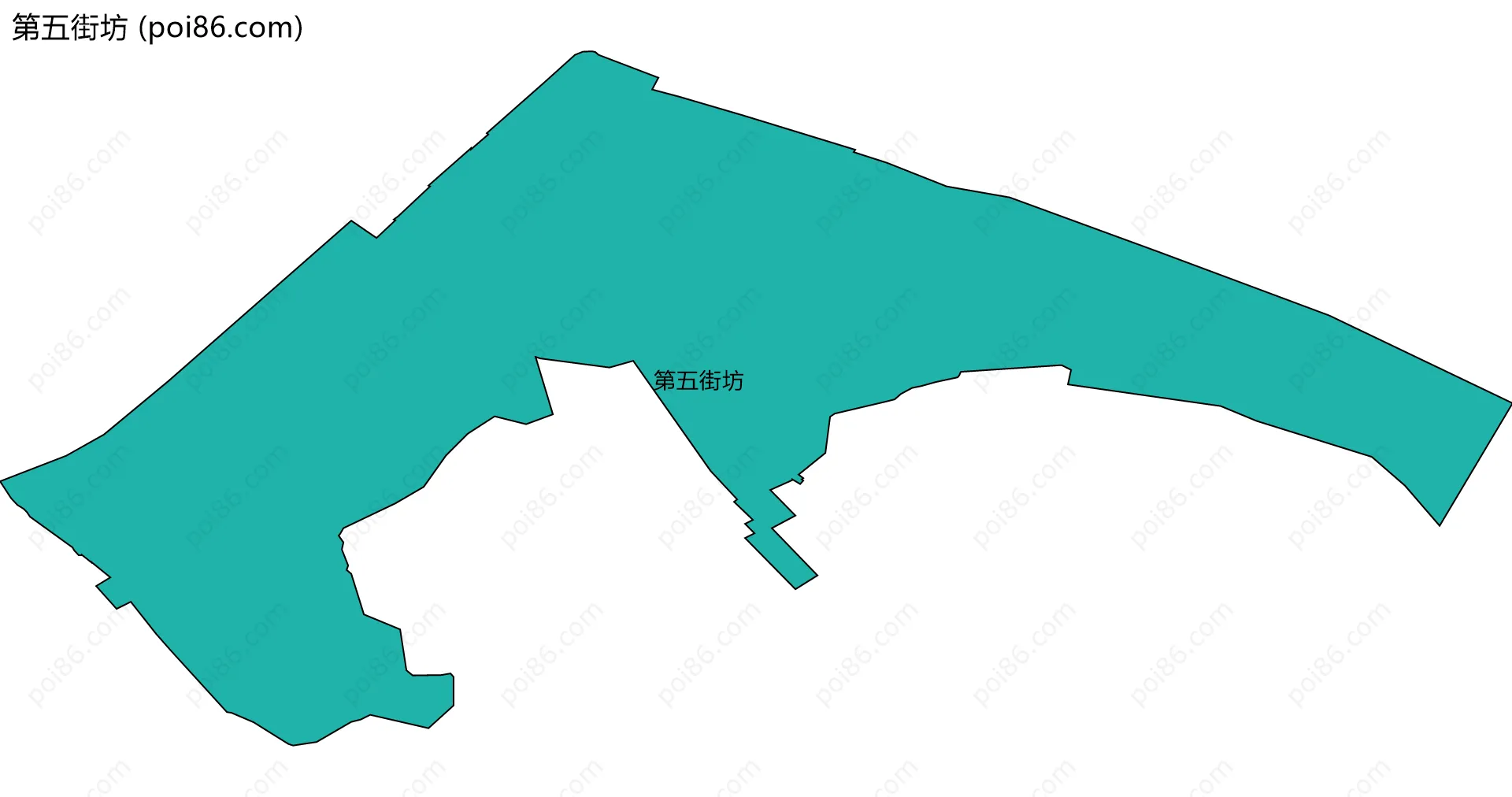 第五街坊边界地图