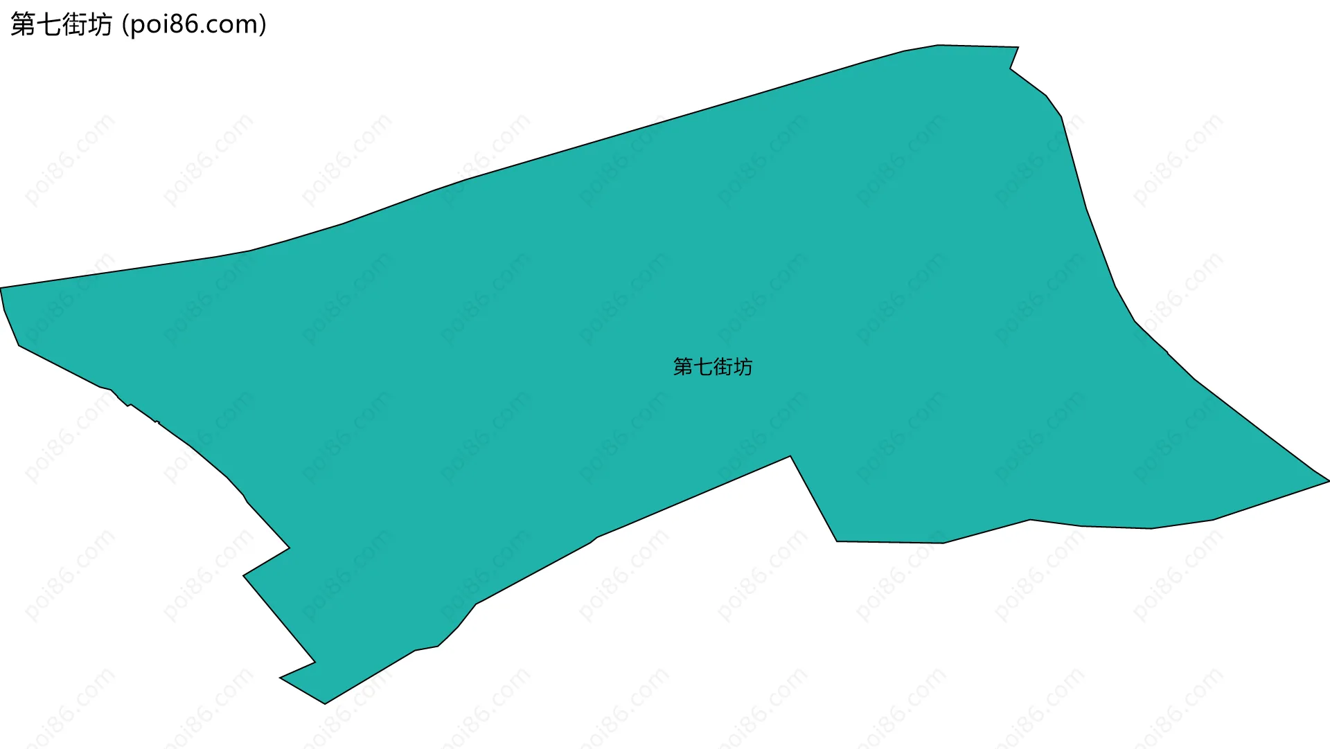 第七街坊边界地图
