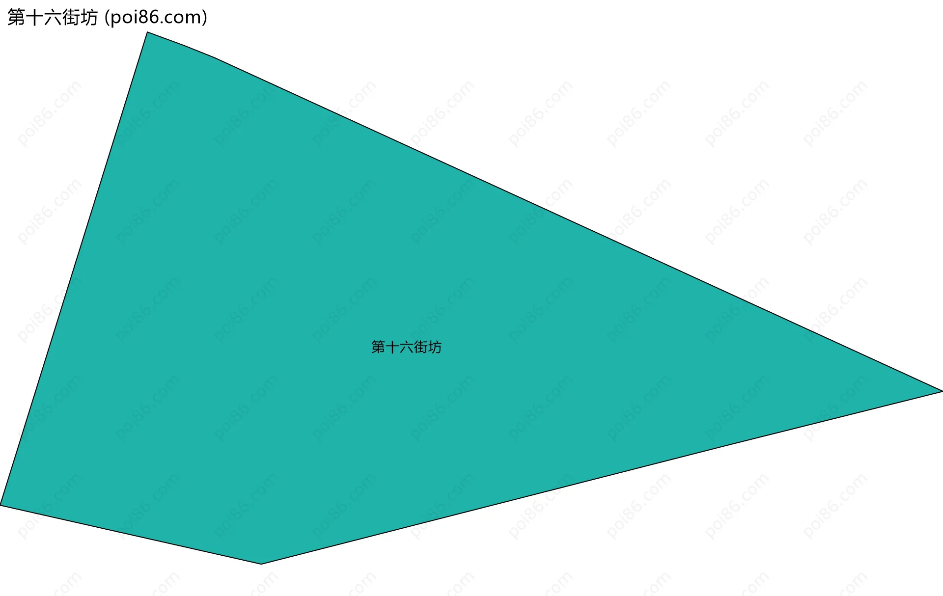第十六街坊边界地图