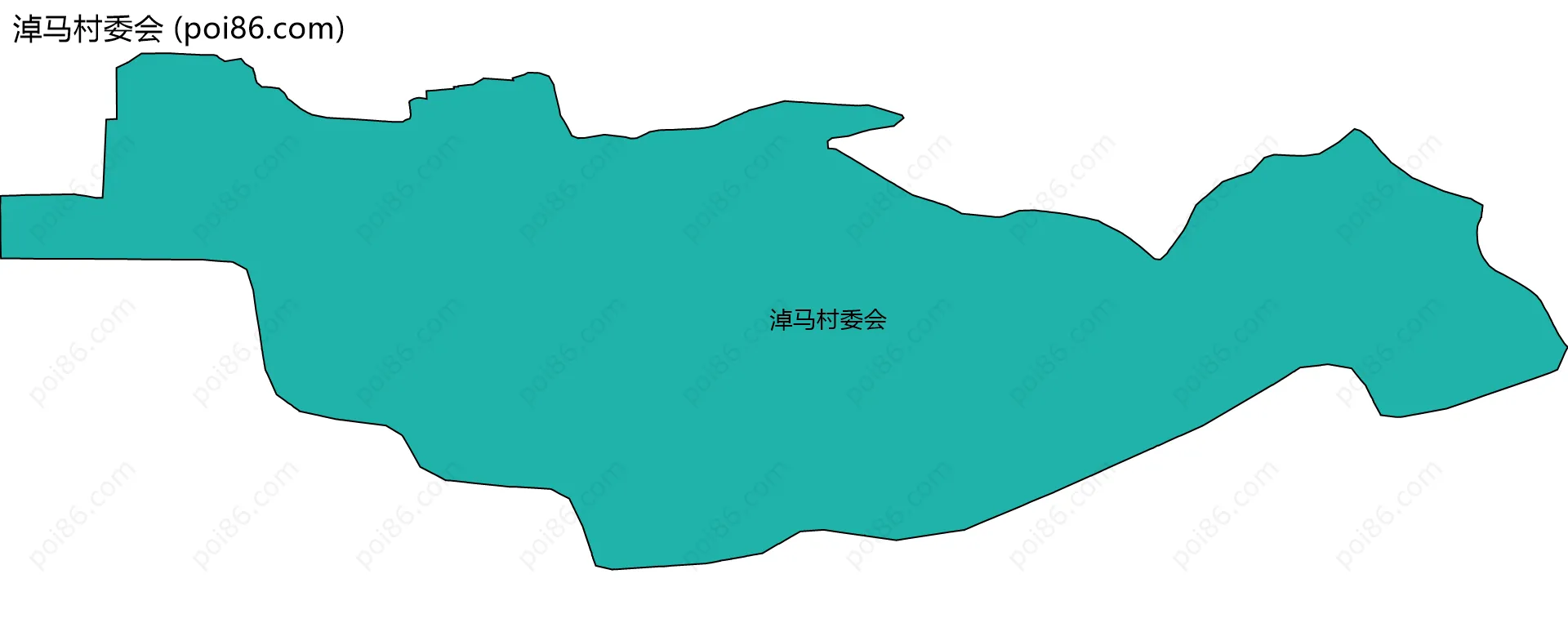 淖马村委会边界地图