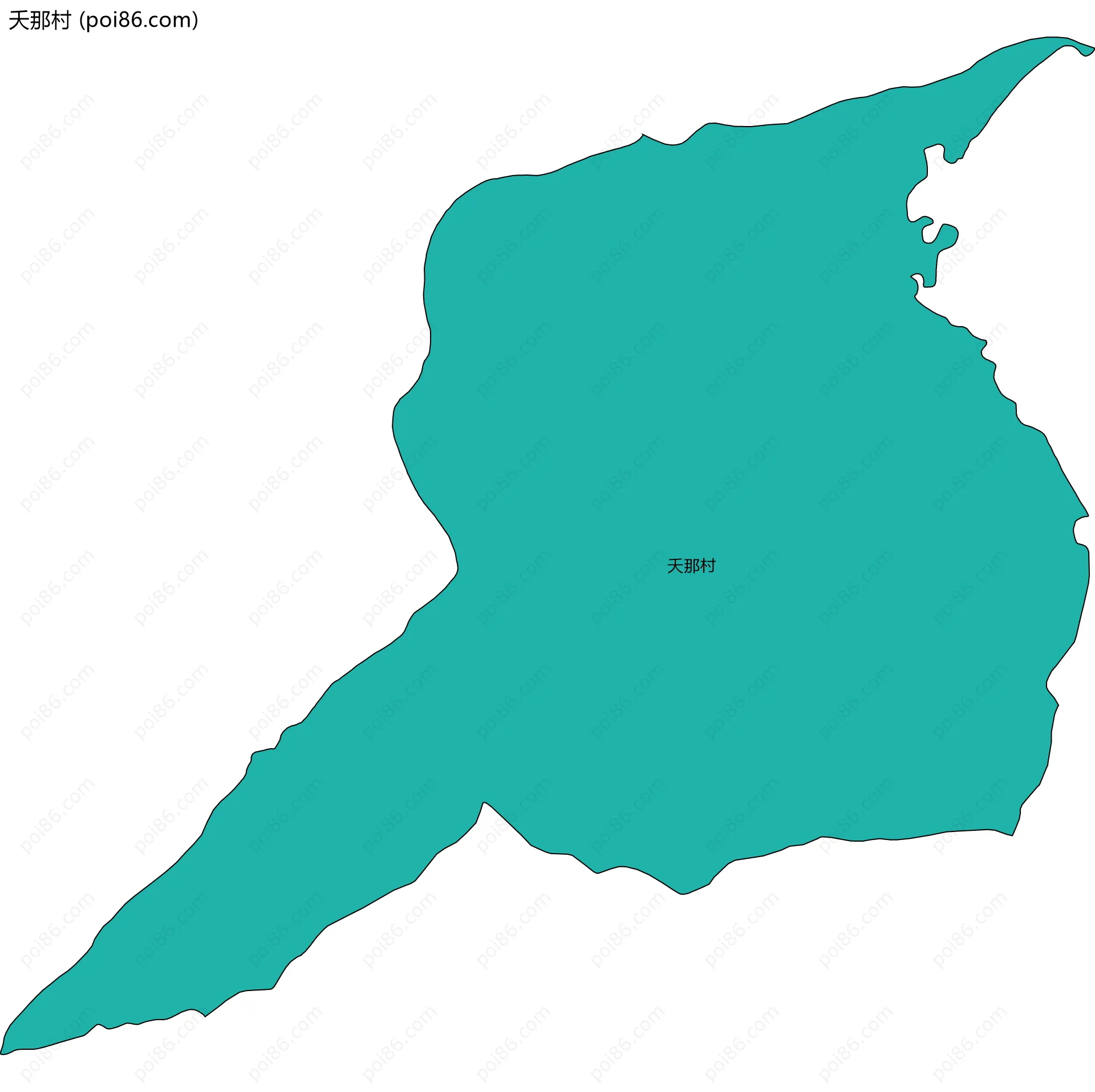 夭那村边界地图