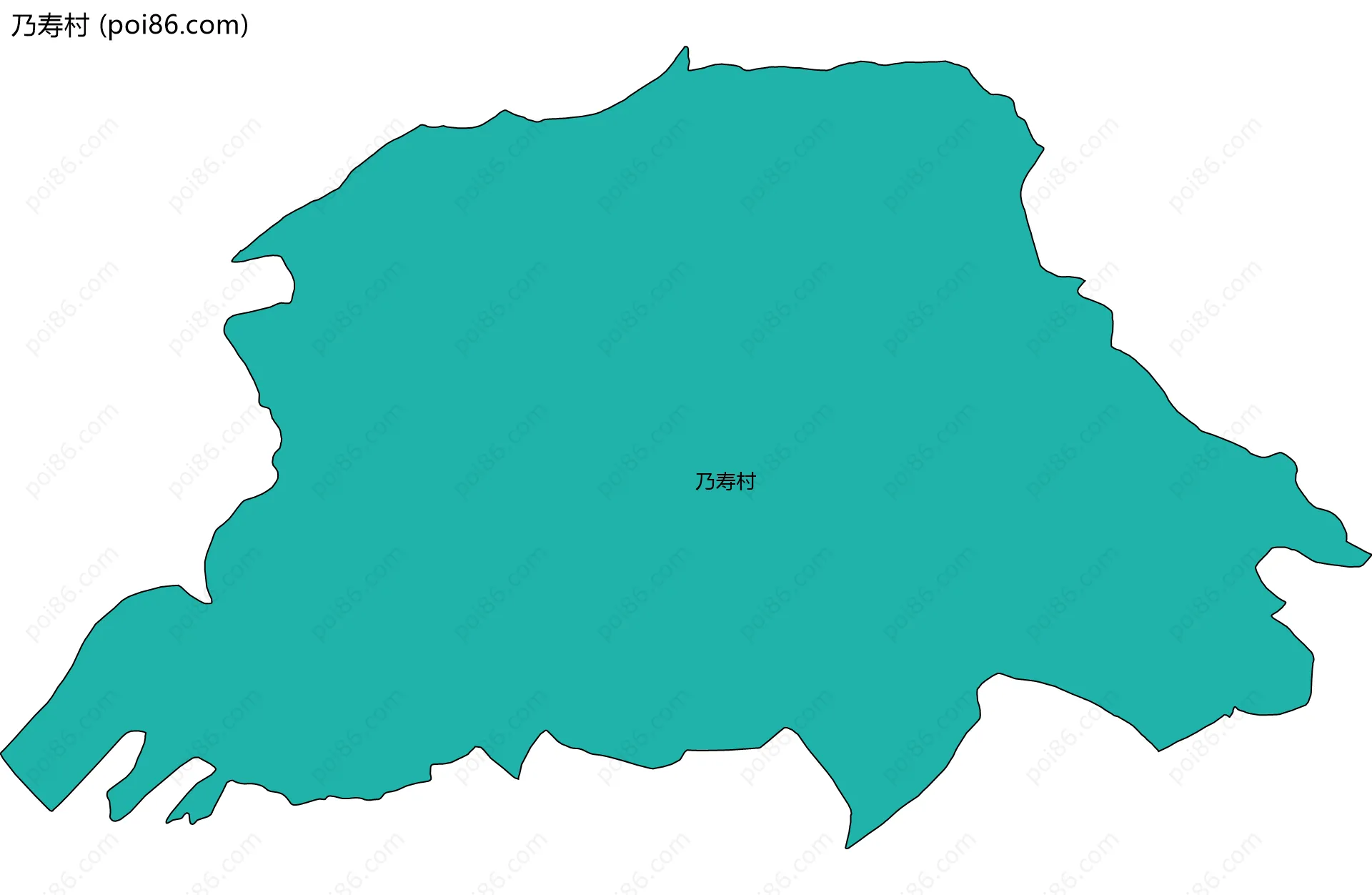 乃寿村边界地图