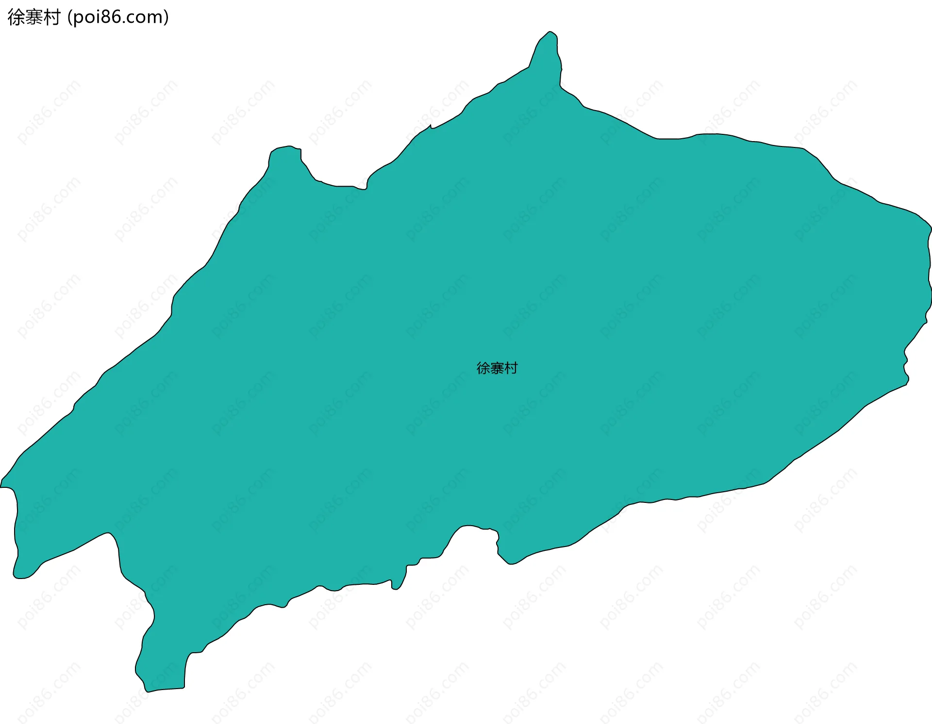 徐寨村边界地图