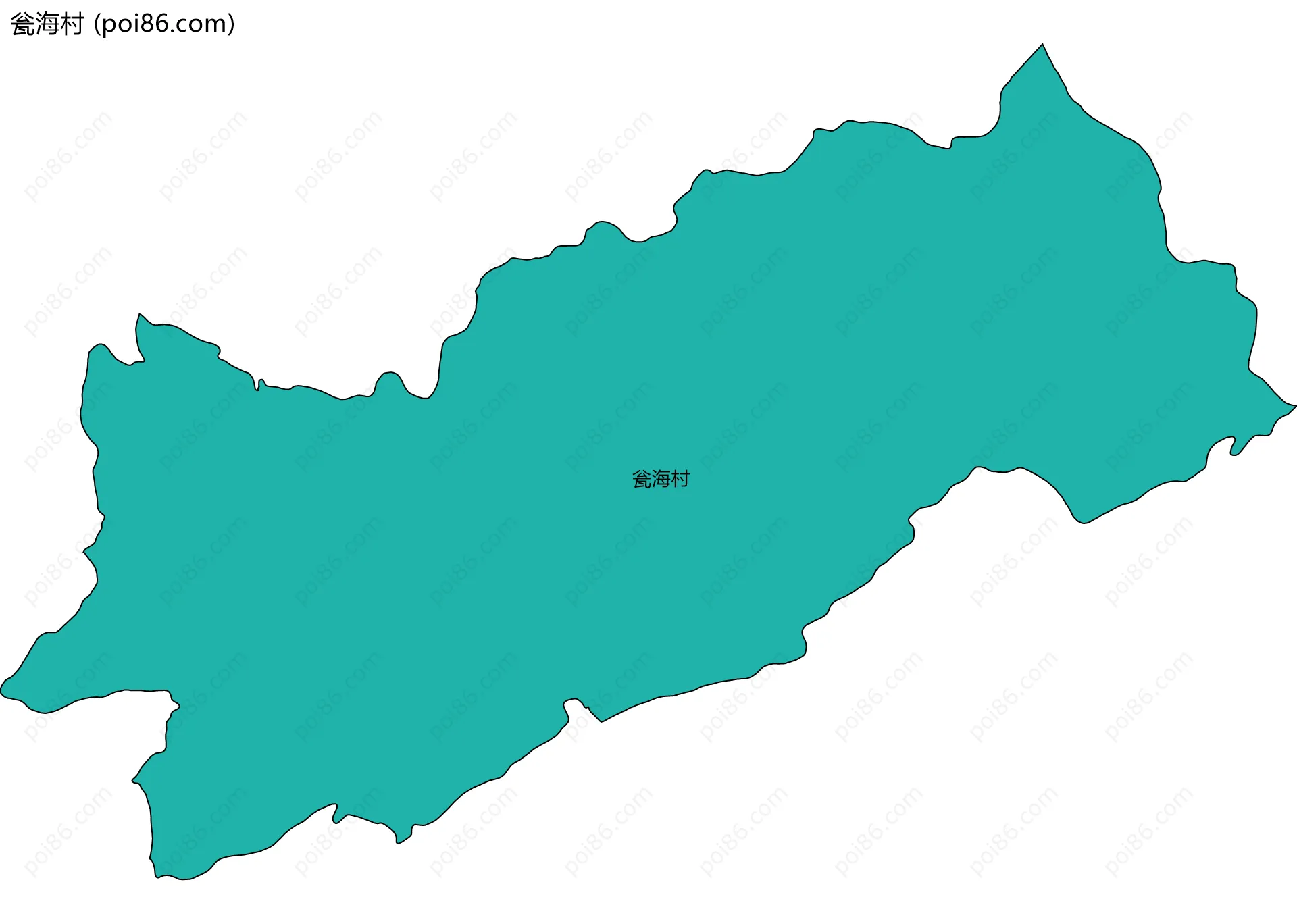 瓮海村边界地图