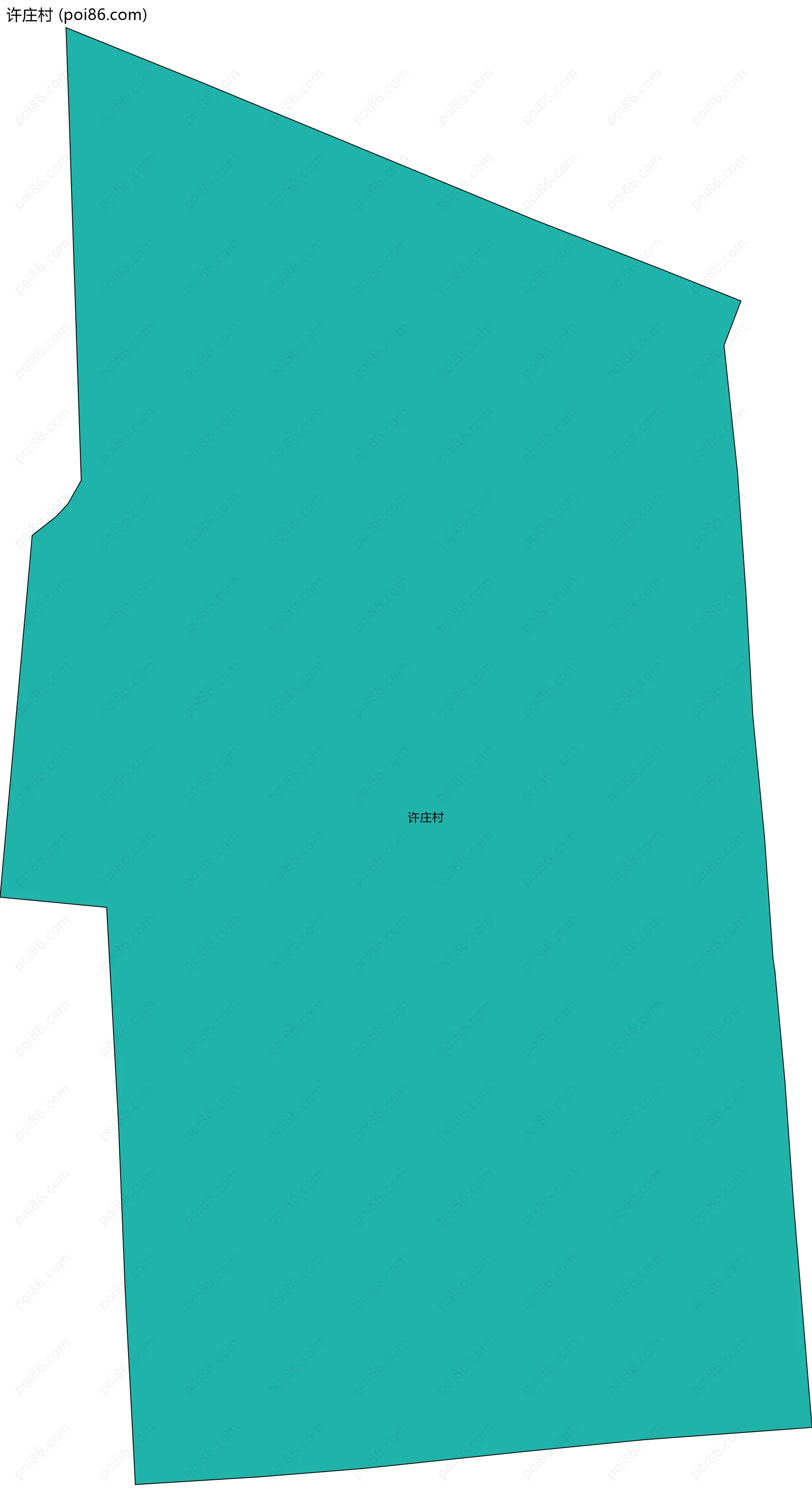 许庄村边界地图