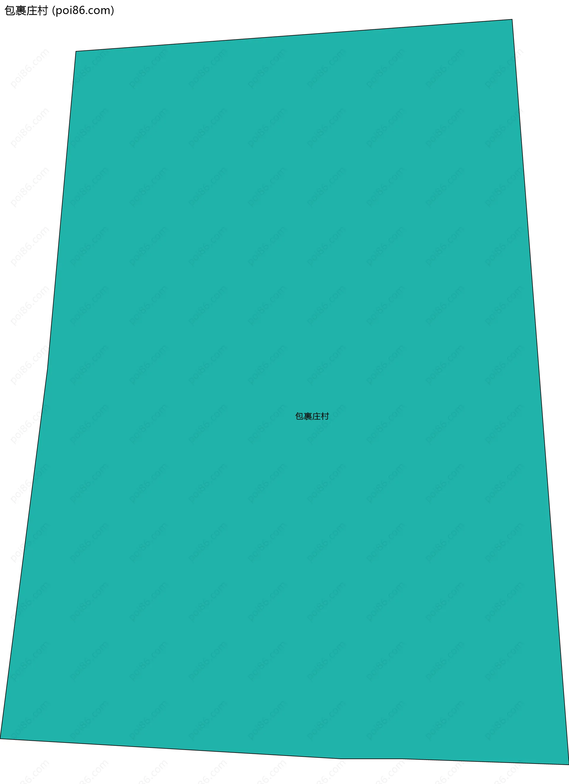 包裹庄村边界地图