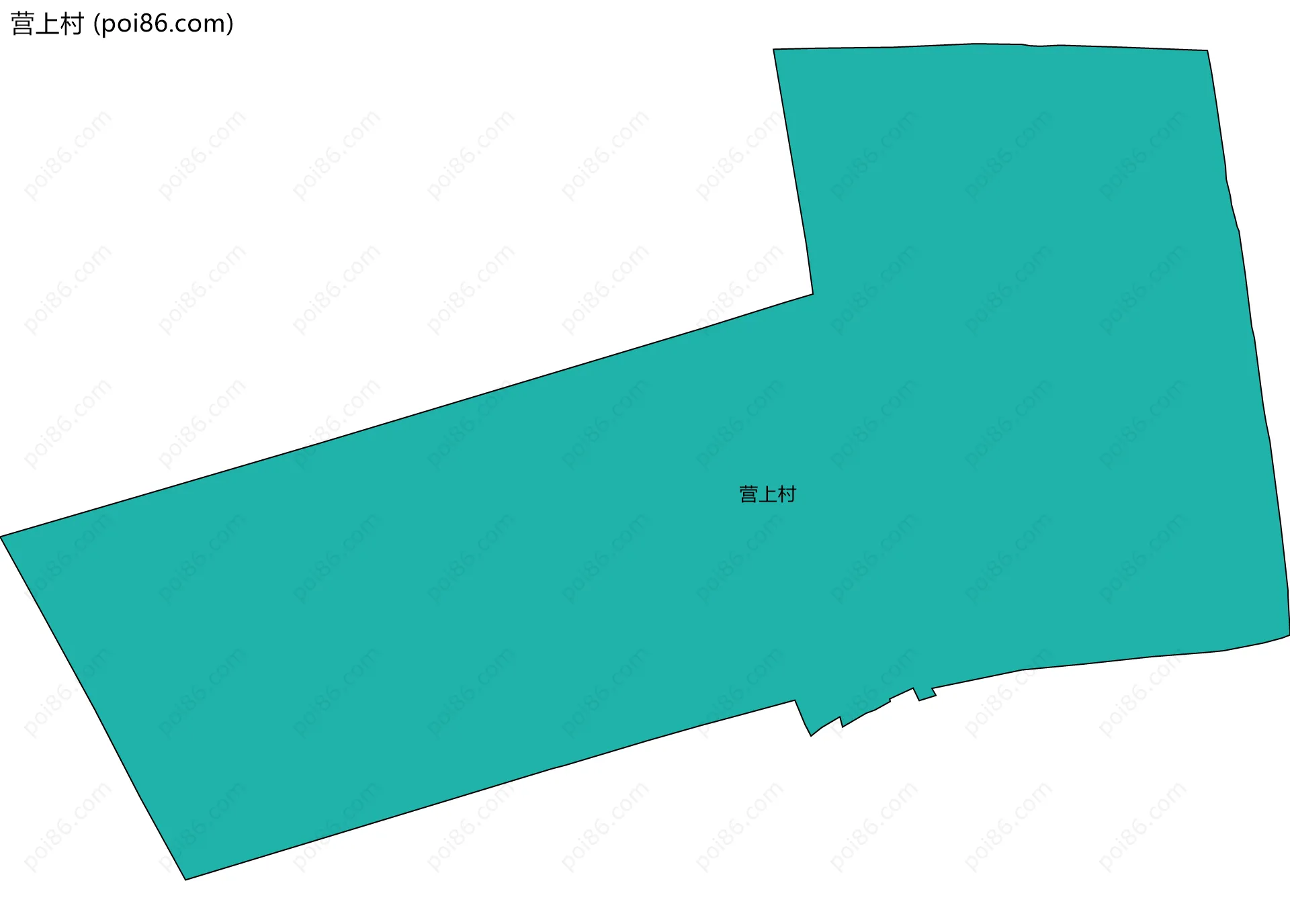 营上村边界地图