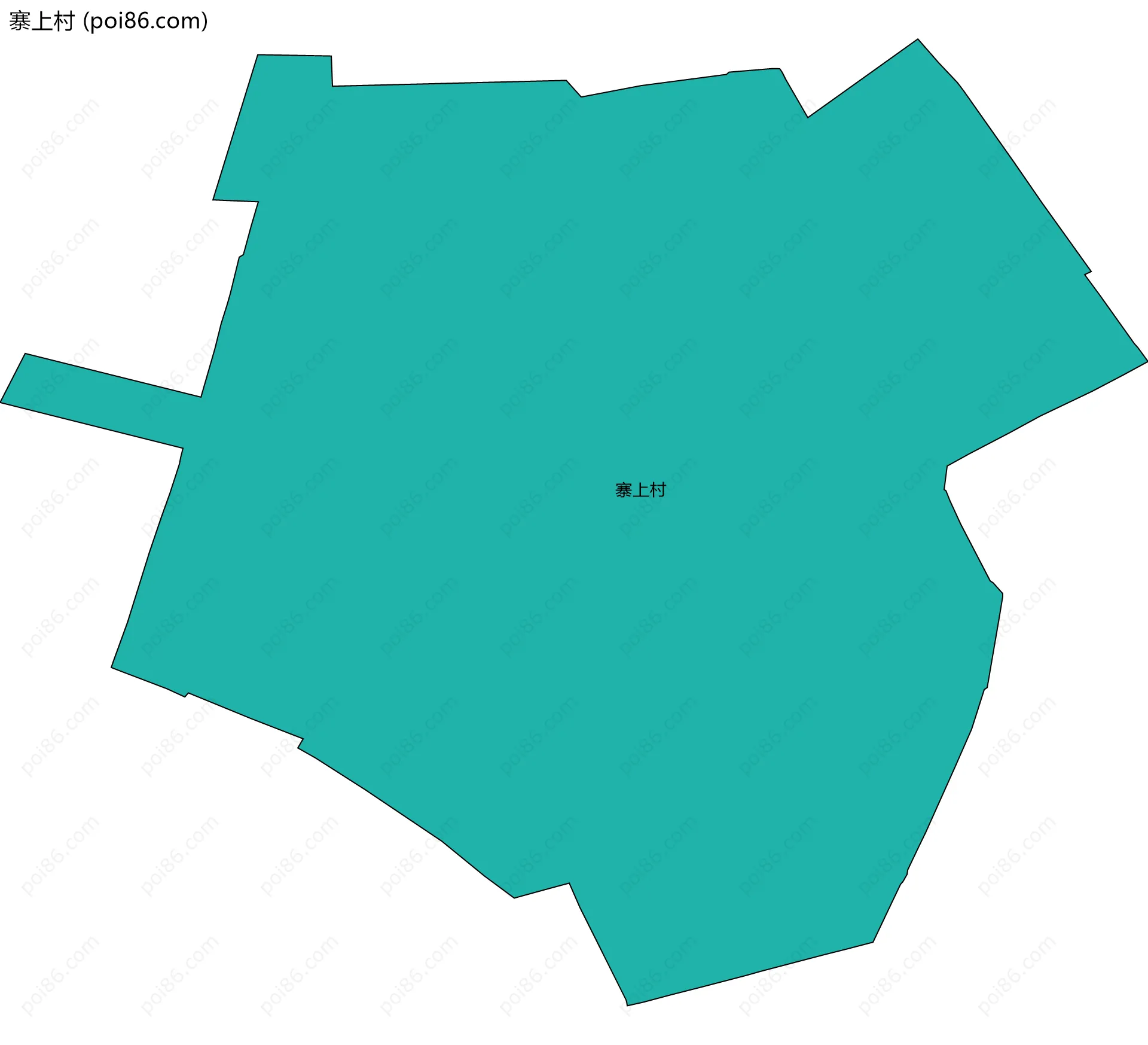 寨上村边界地图