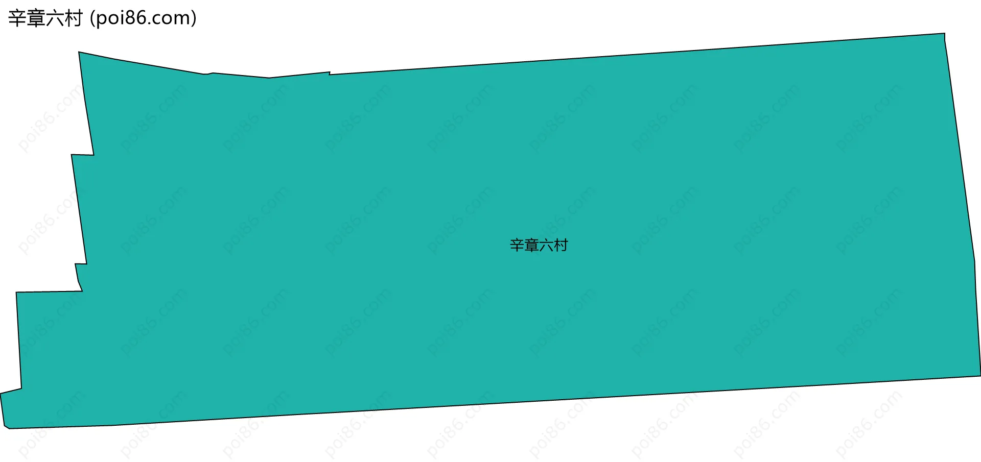 辛章六村边界地图