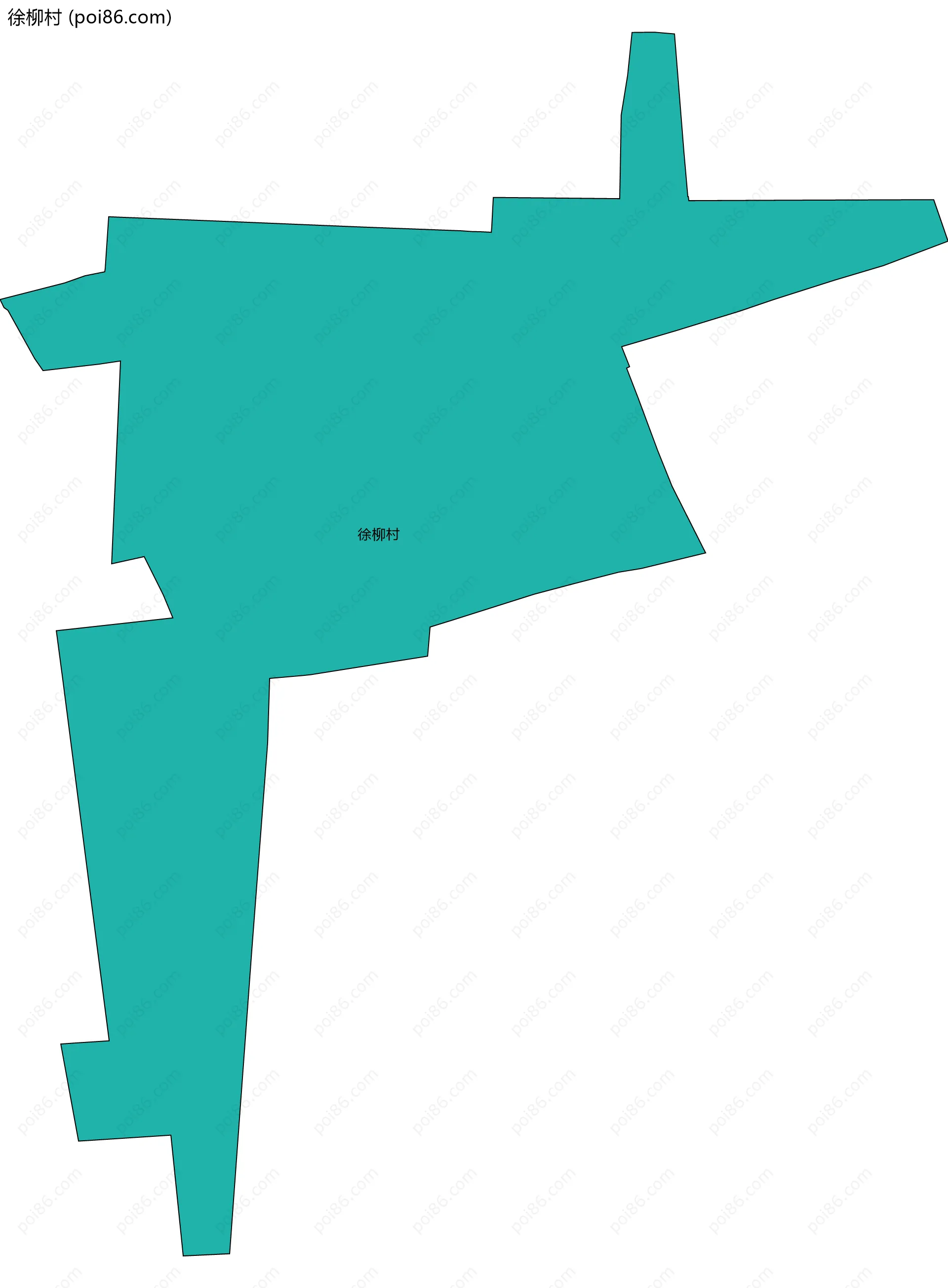 徐柳村边界地图