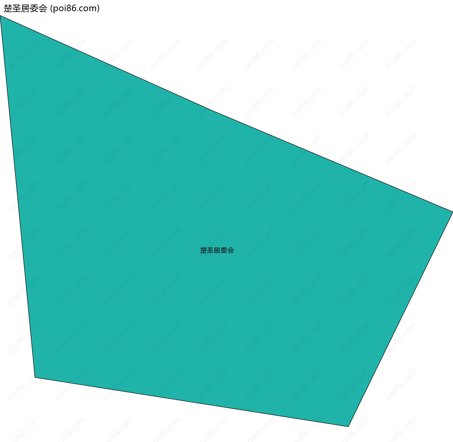 楚圣居委会边界地图
