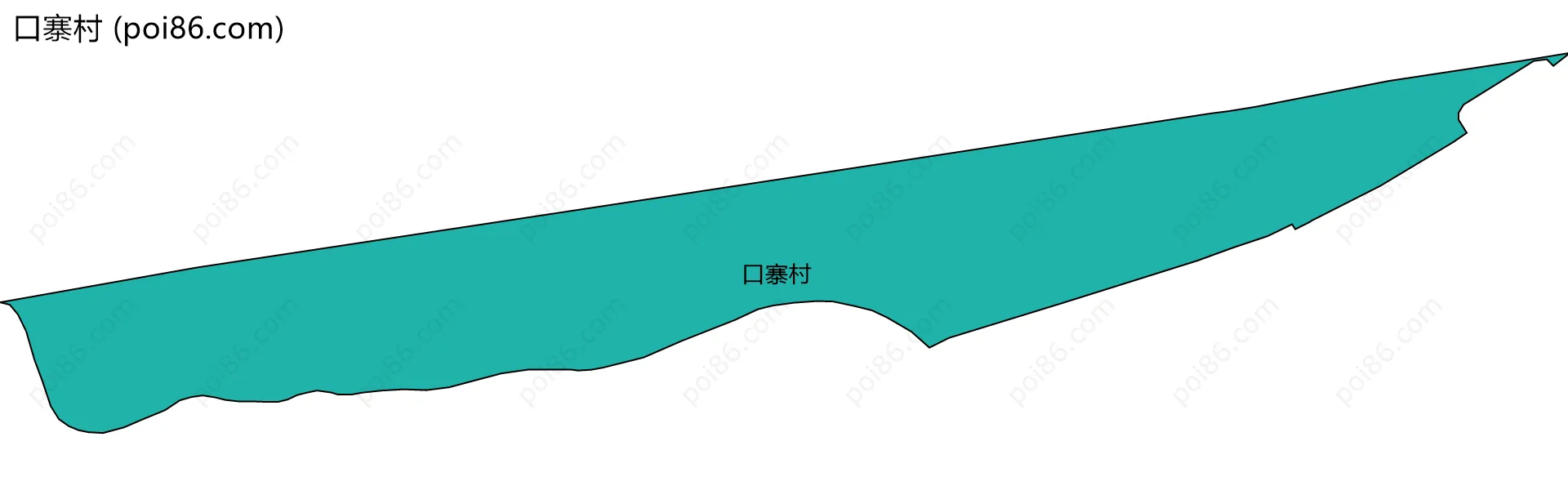 口寨村边界地图