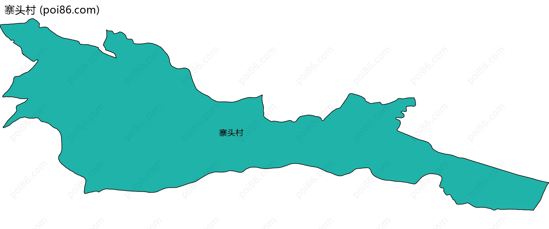 寨头村边界地图