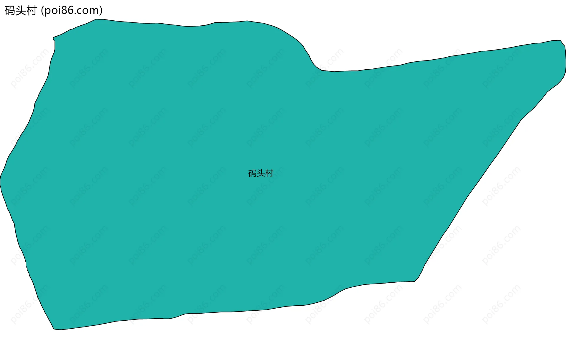 码头村边界地图