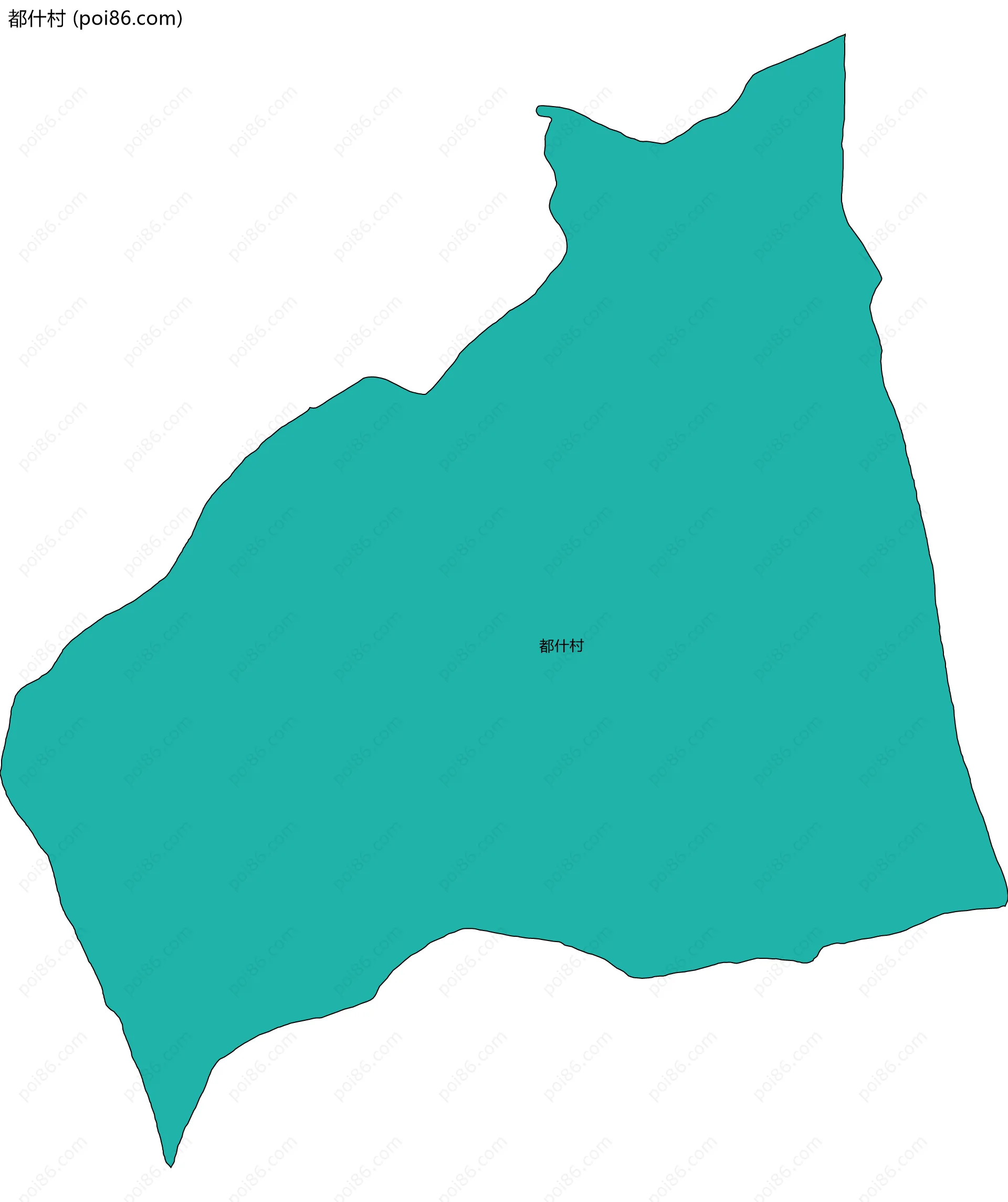 都什村边界地图