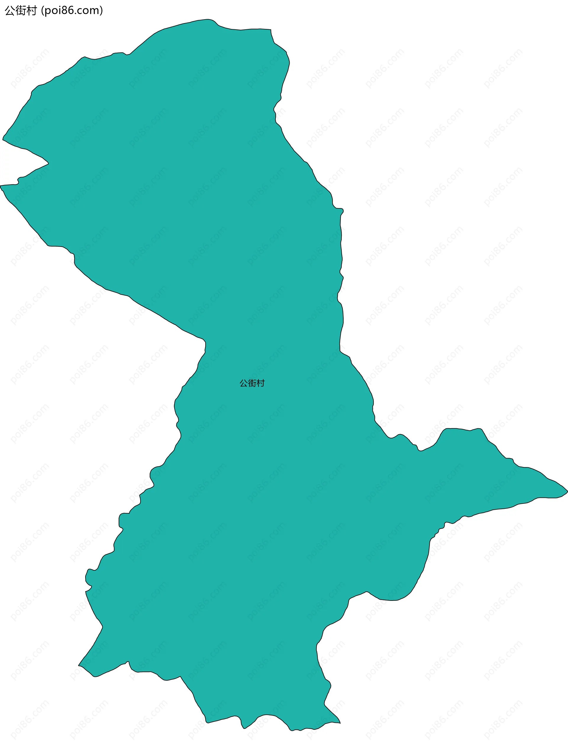 公街村边界地图