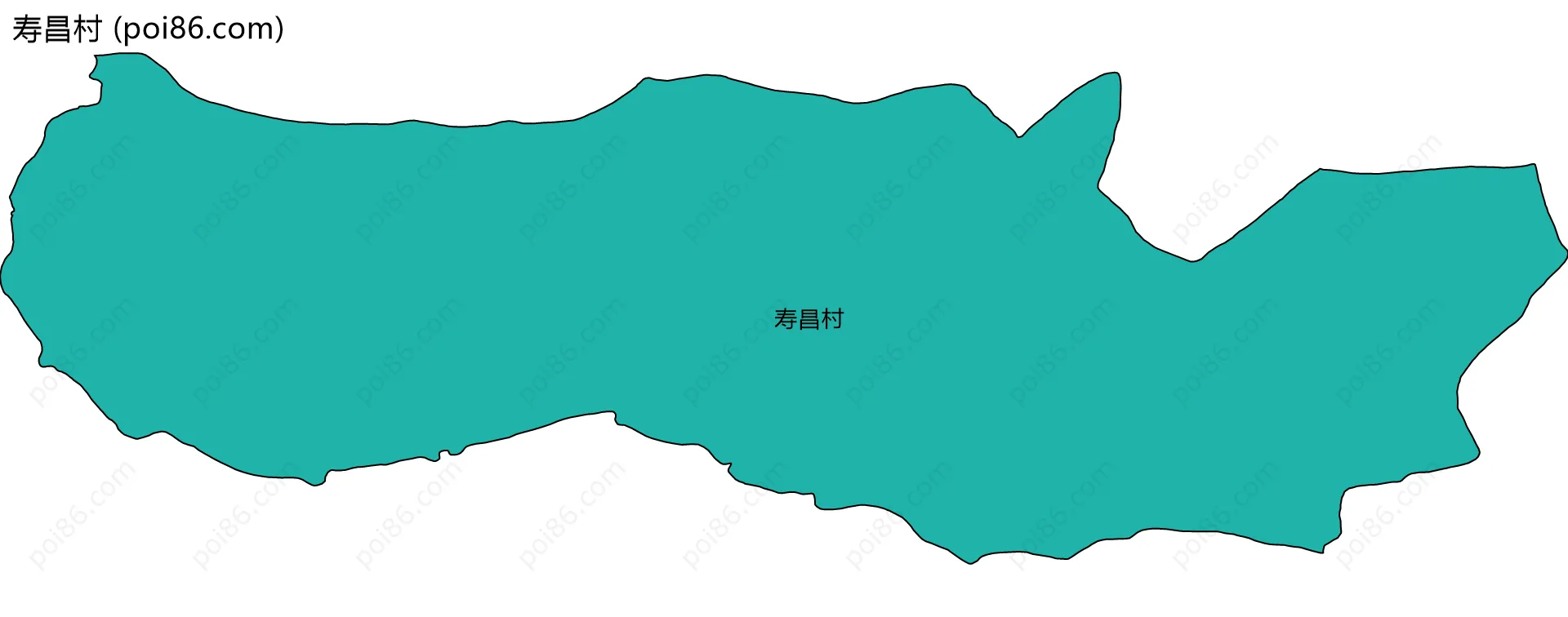 寿昌村边界地图