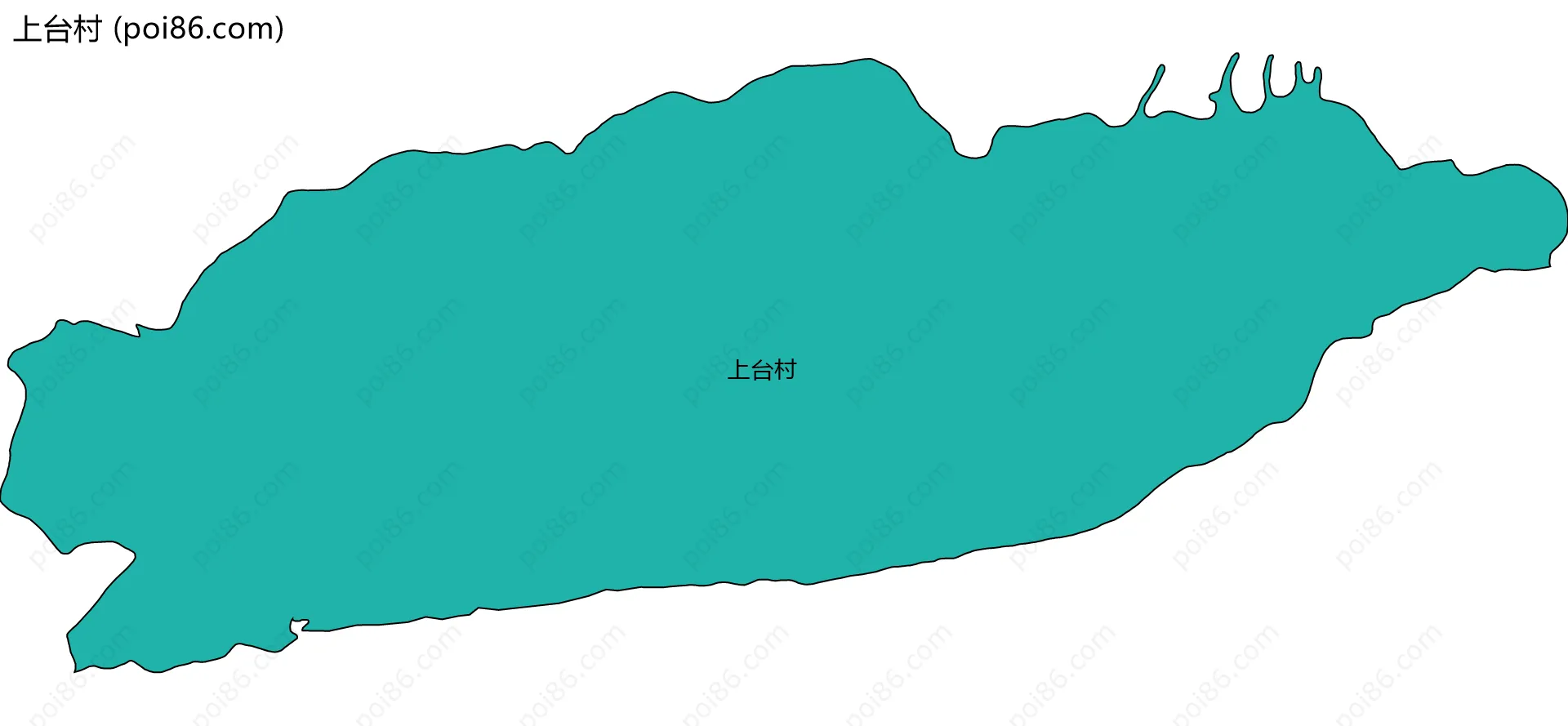 上台村边界地图