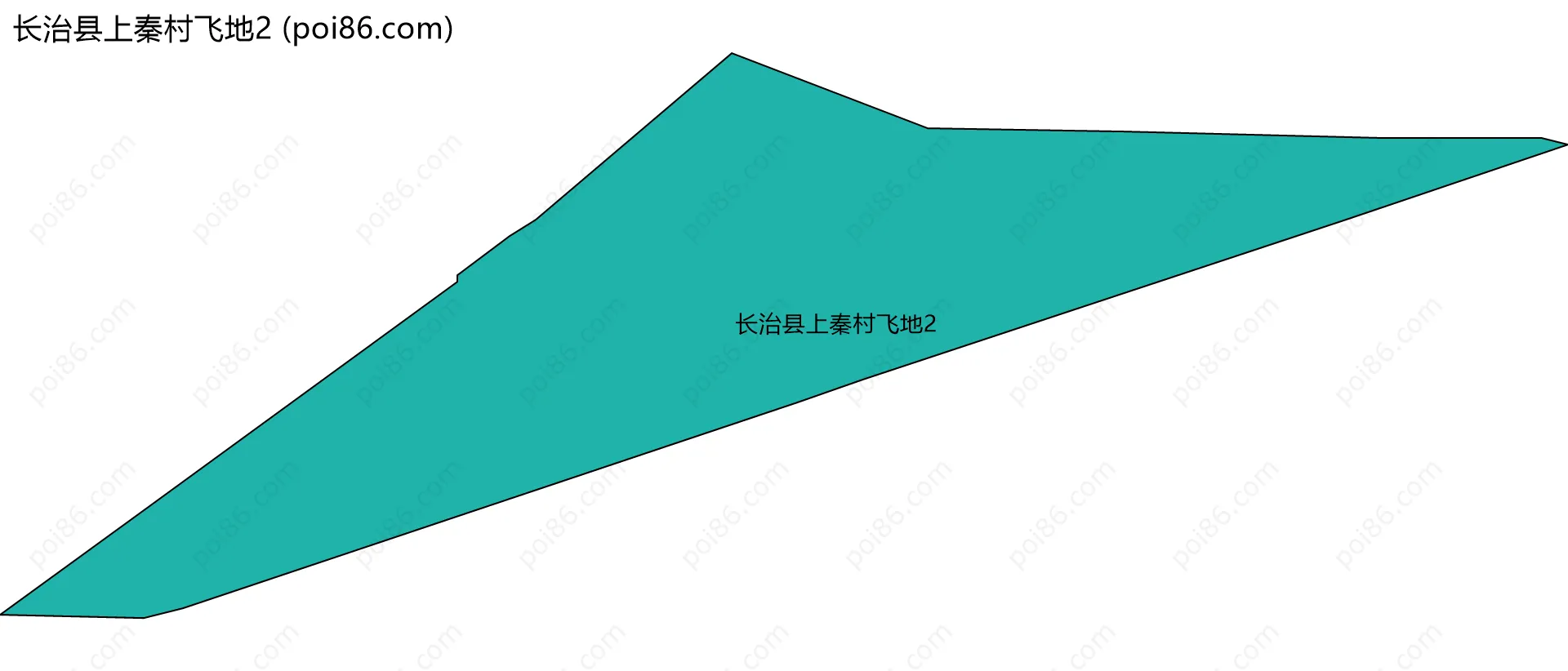 长治县上秦村飞地2边界地图