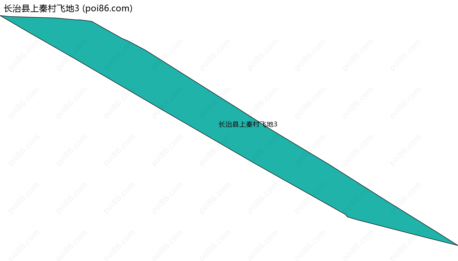 长治县上秦村飞地3边界地图