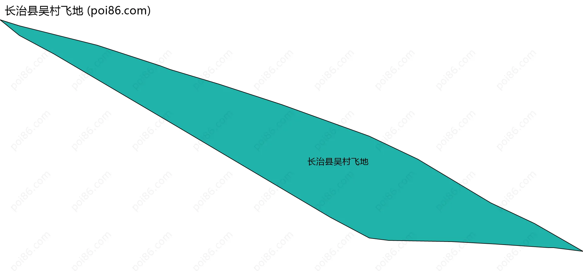 长治县吴村飞地边界地图