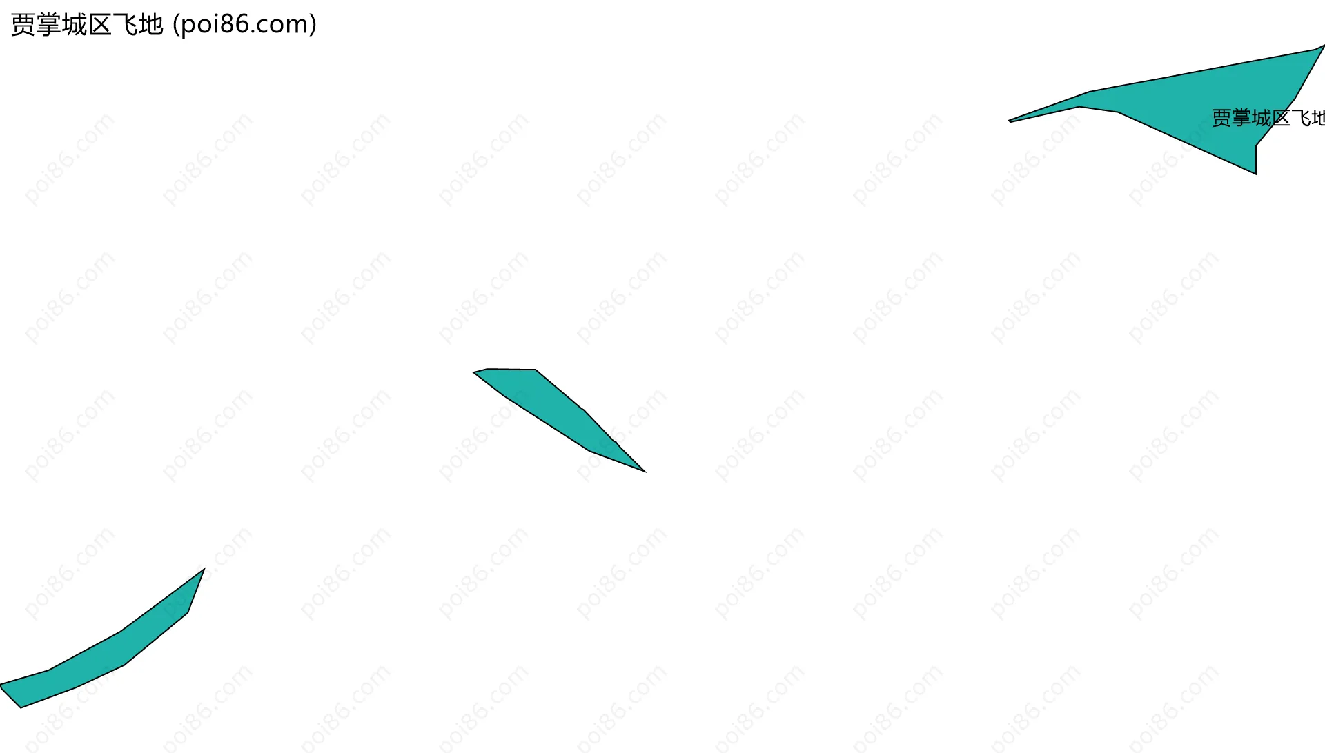 贾掌城区飞地边界地图
