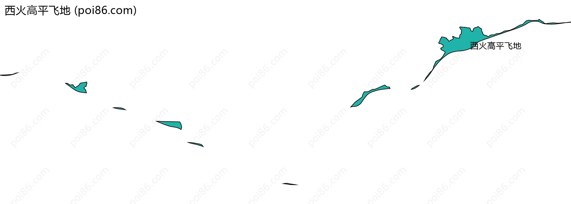 西火高平飞地边界地图