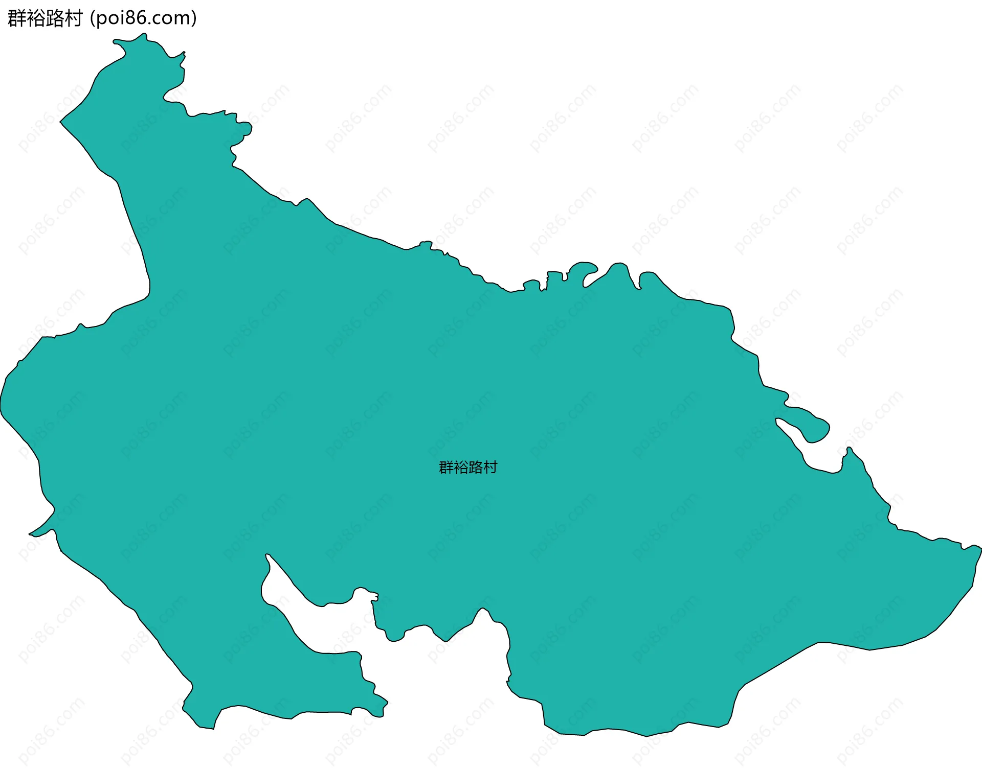 群裕路村边界地图