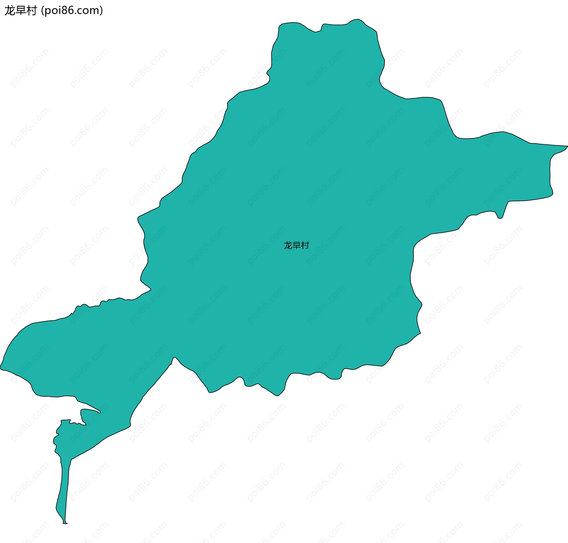 龙早村边界地图