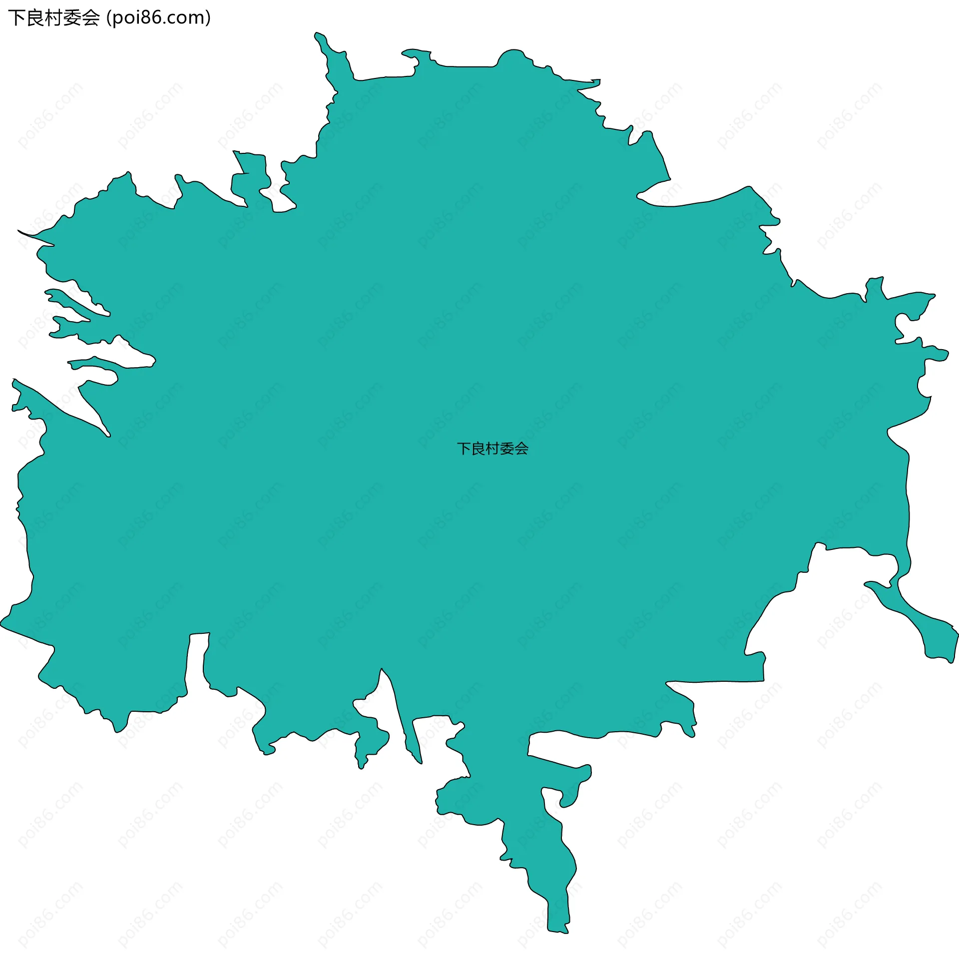 下良村委会边界地图
