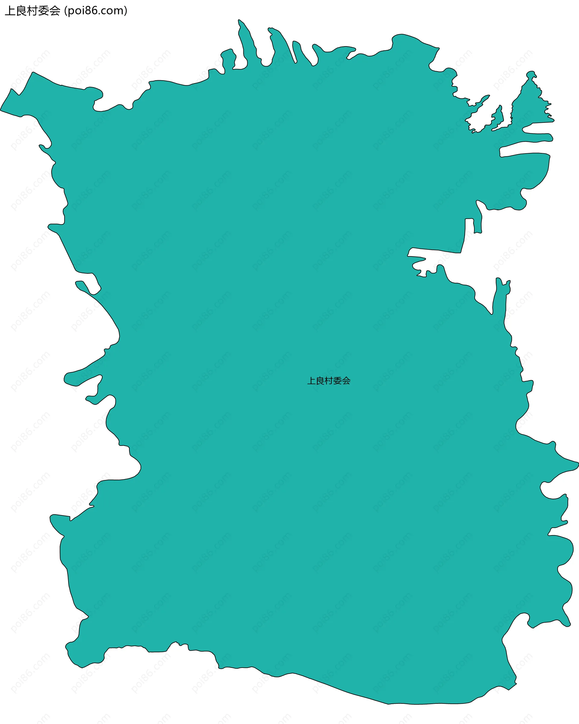 上良村委会边界地图