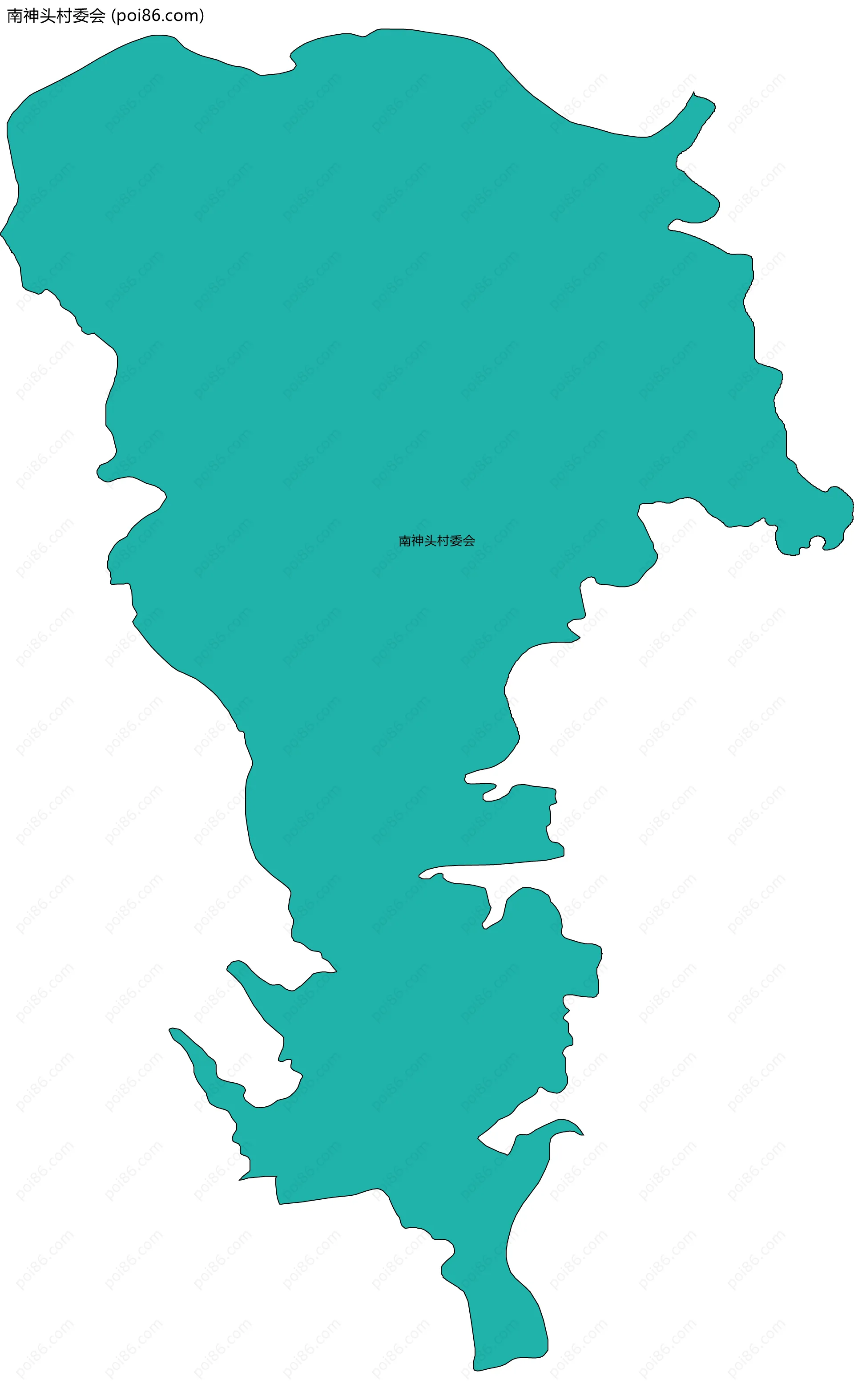 南神头村委会边界地图