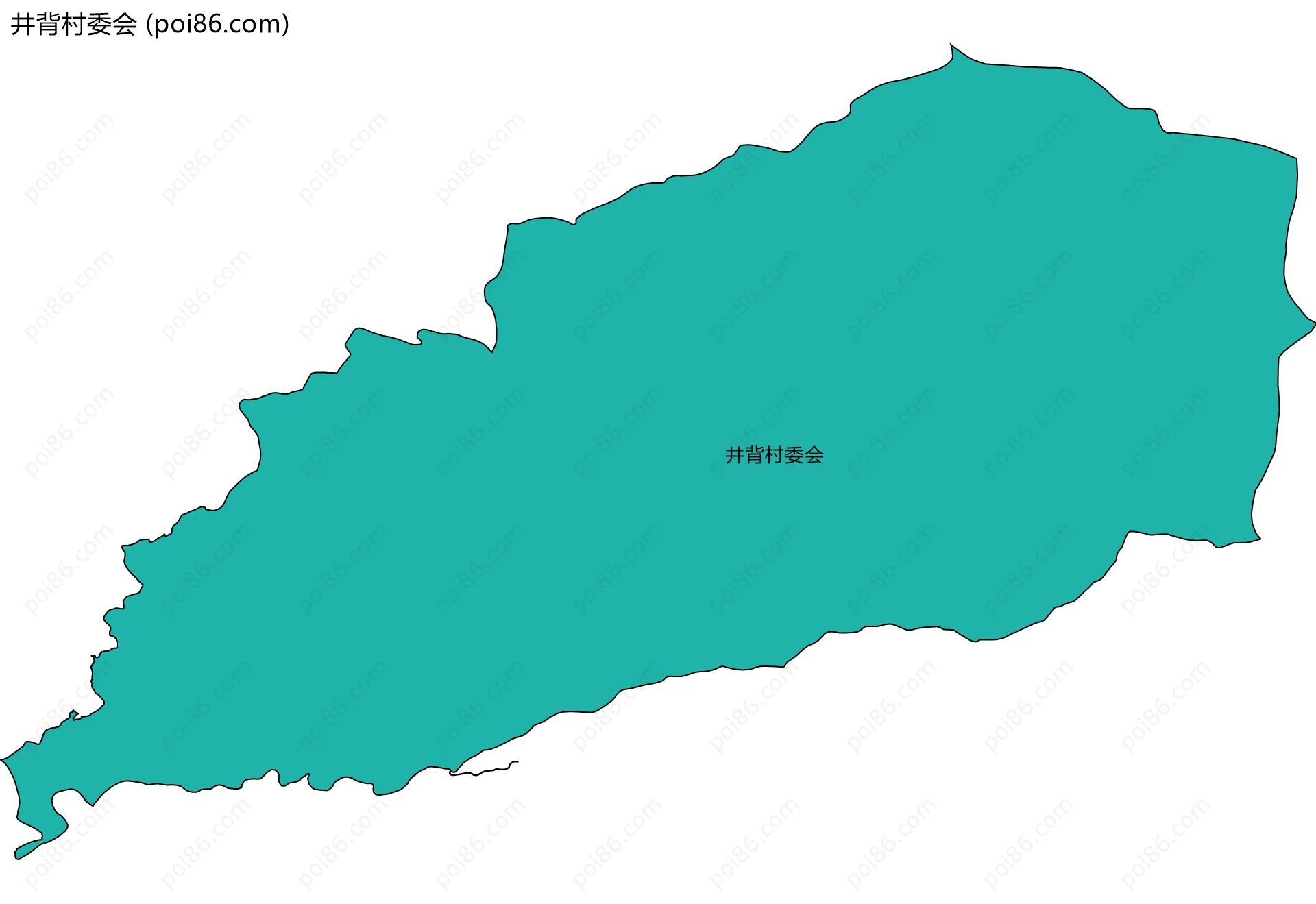 井背村委会边界地图