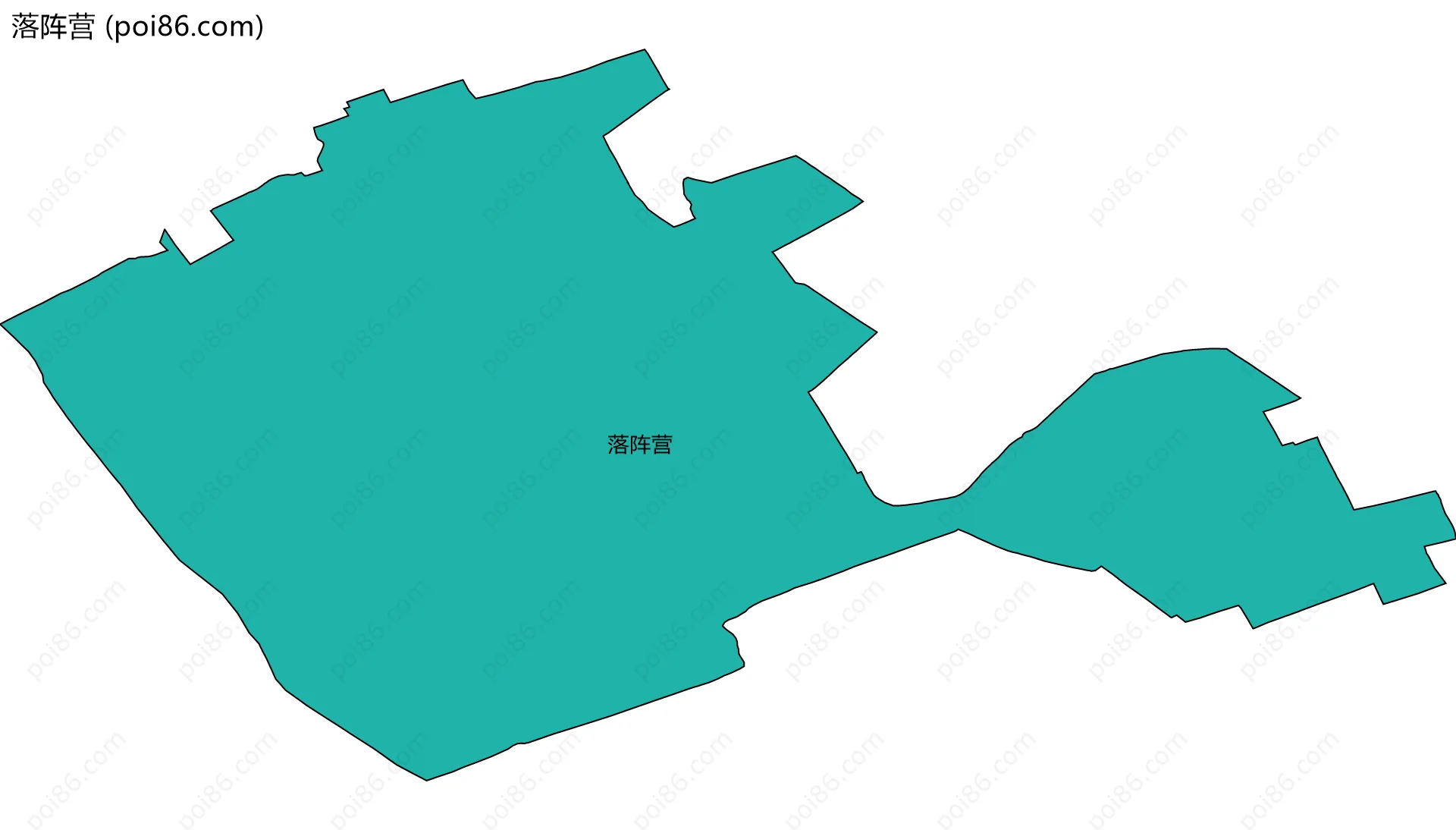 落阵营边界地图