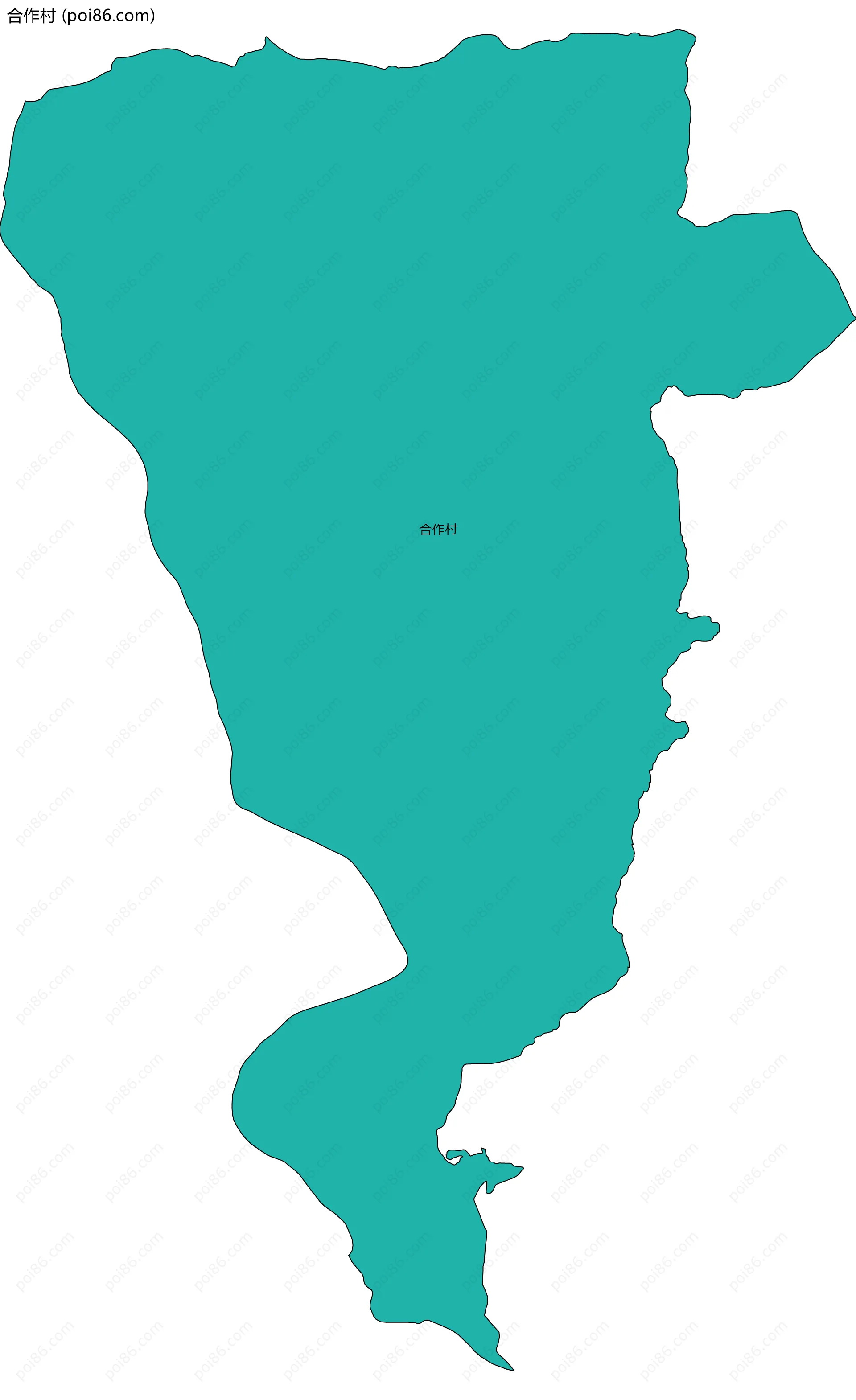 合作村边界地图