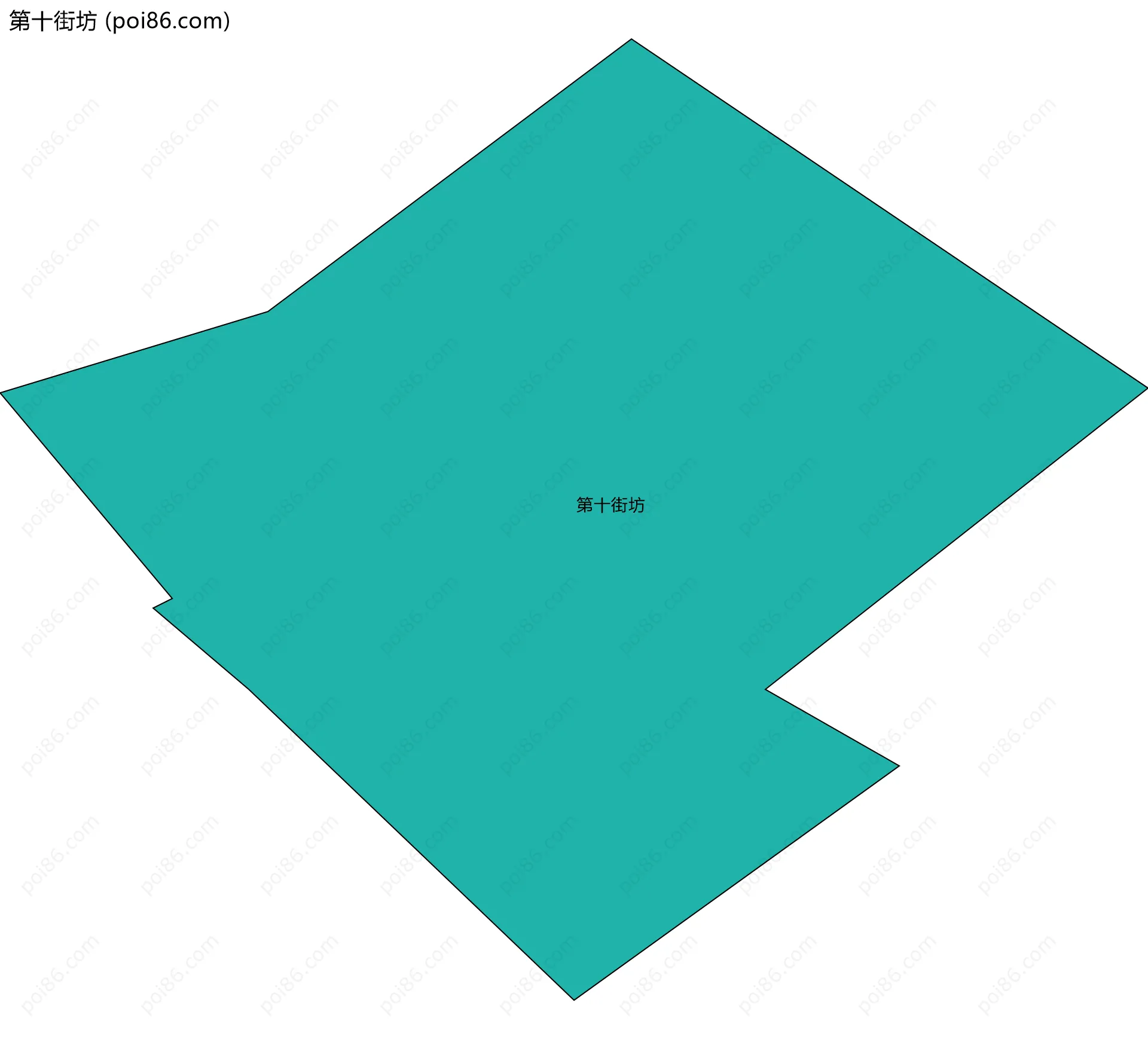 第十街坊边界地图