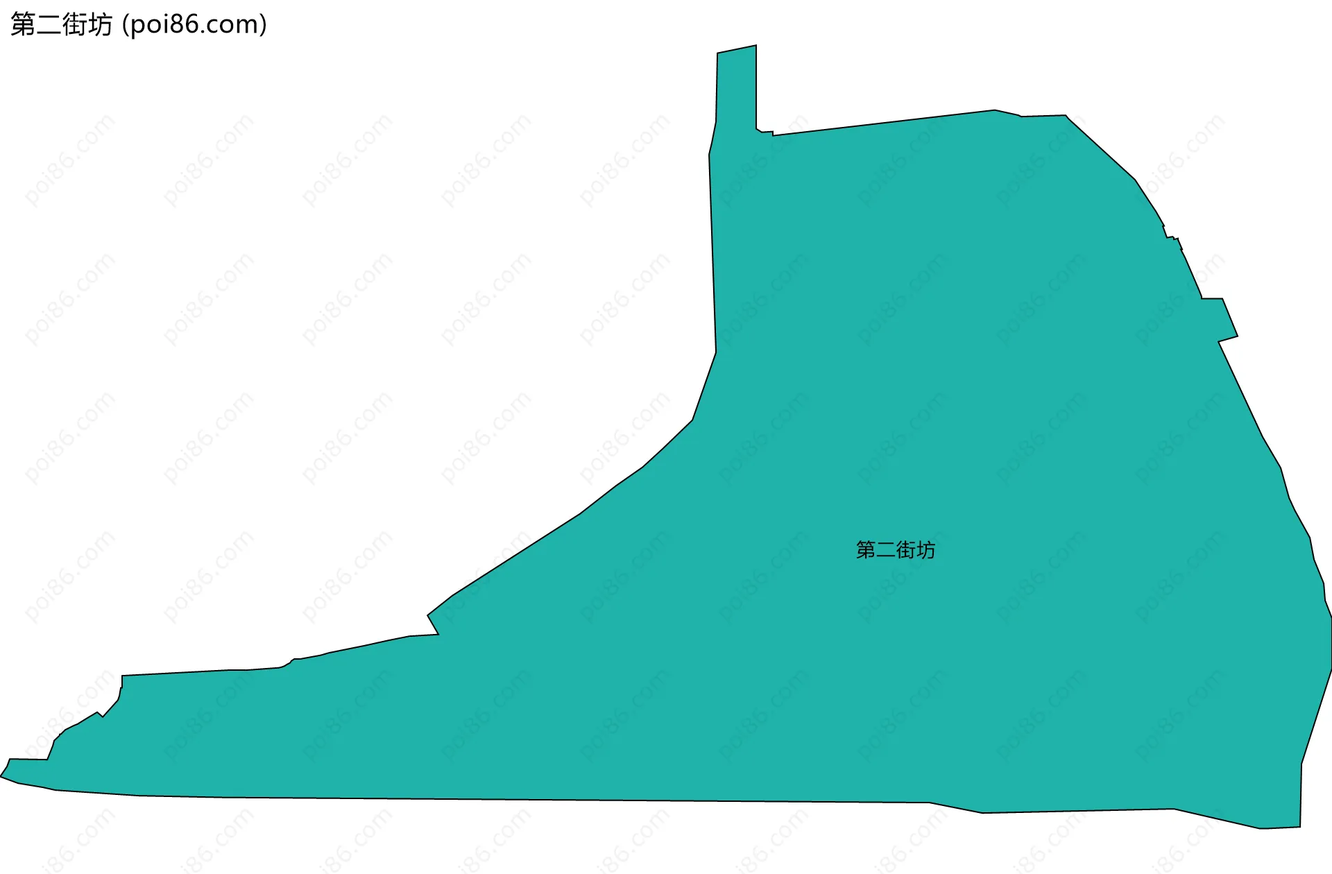 第二街坊边界地图