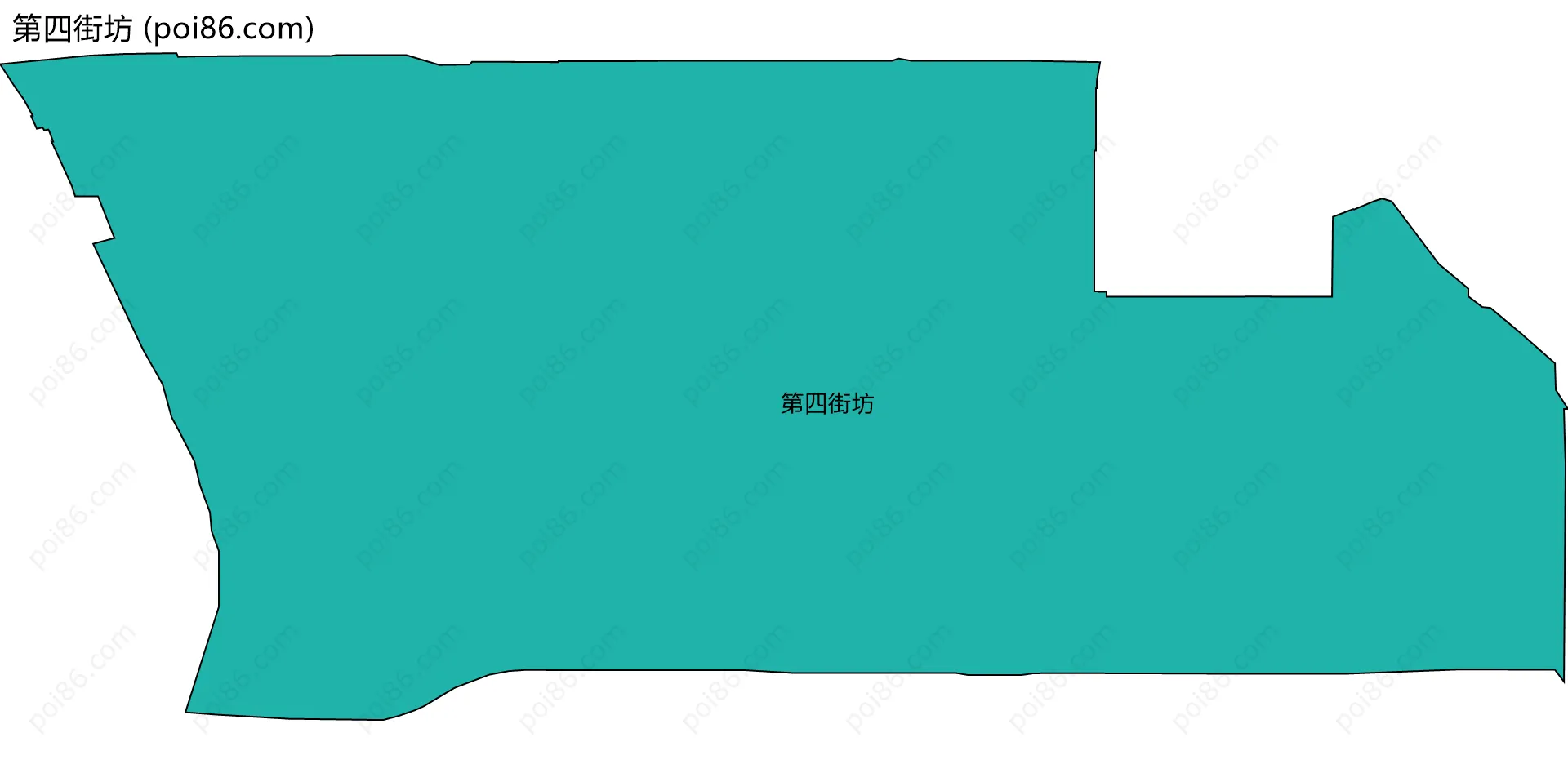 第四街坊边界地图