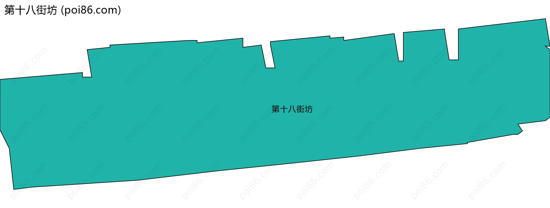 第十八街坊边界地图