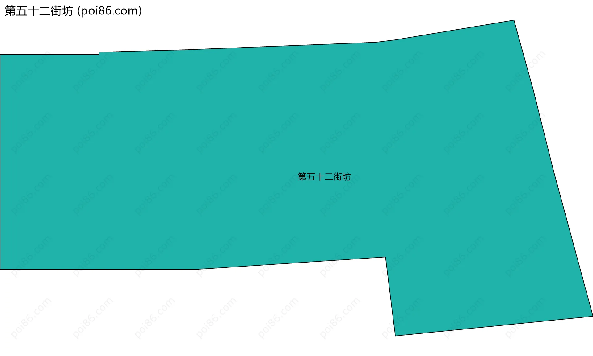 第五十二街坊边界地图