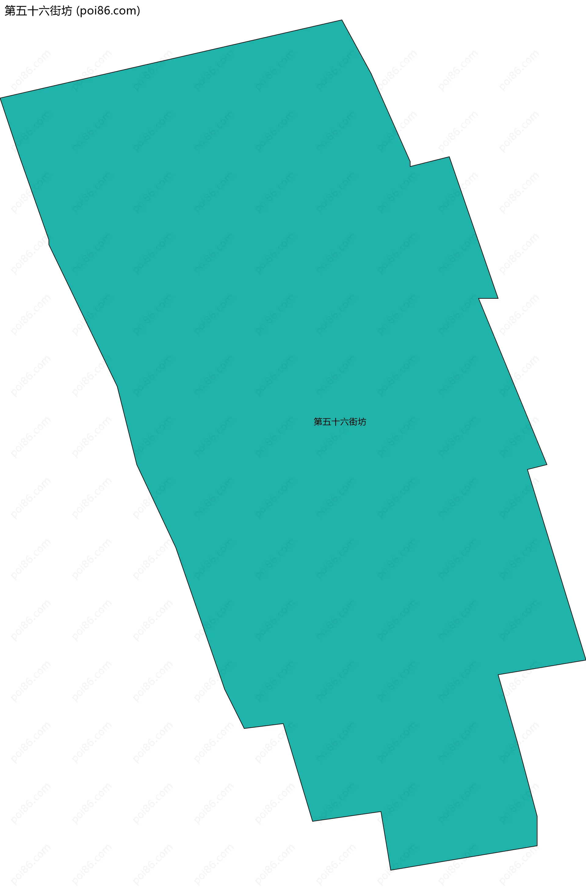 第五十六街坊边界地图
