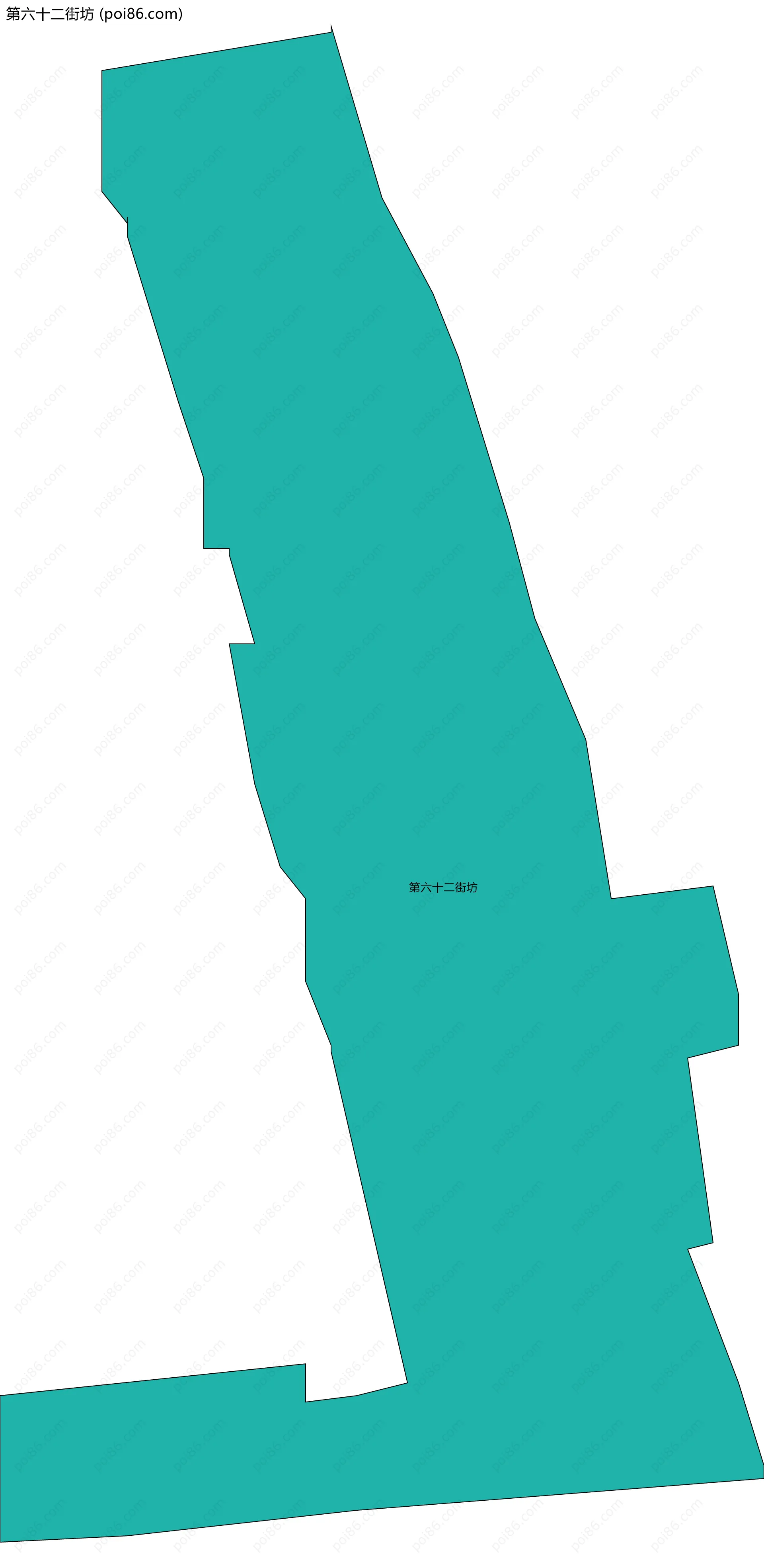 第六十二街坊边界地图
