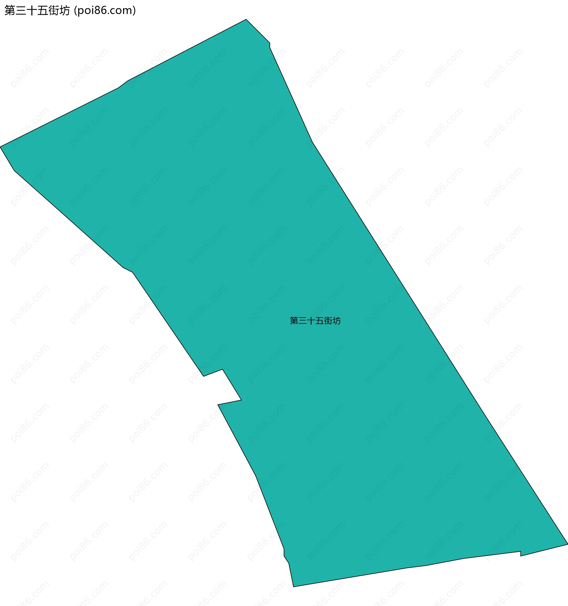 第三十五街坊边界地图